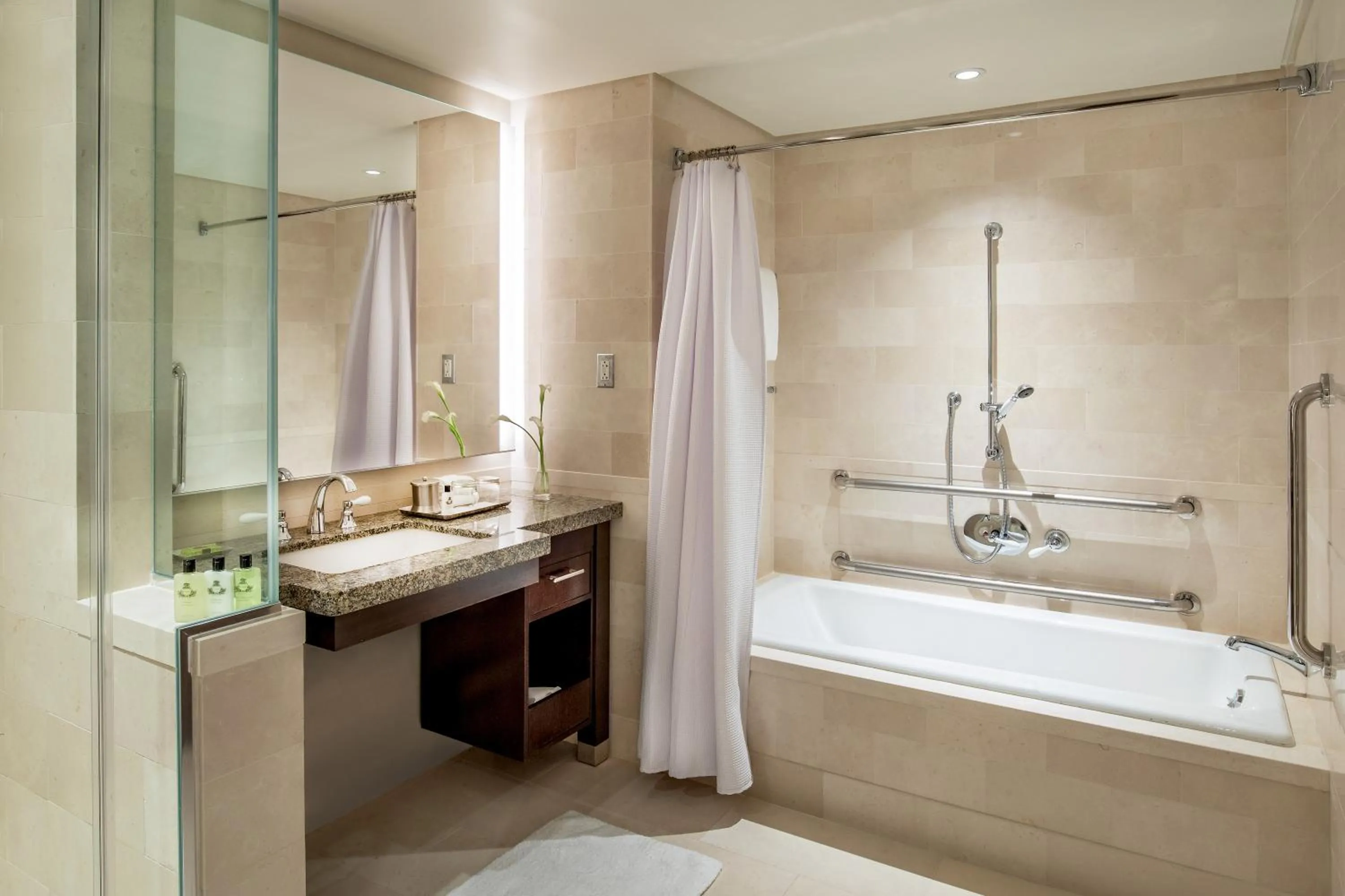 Bathroom in InterContinental Boston by IHG