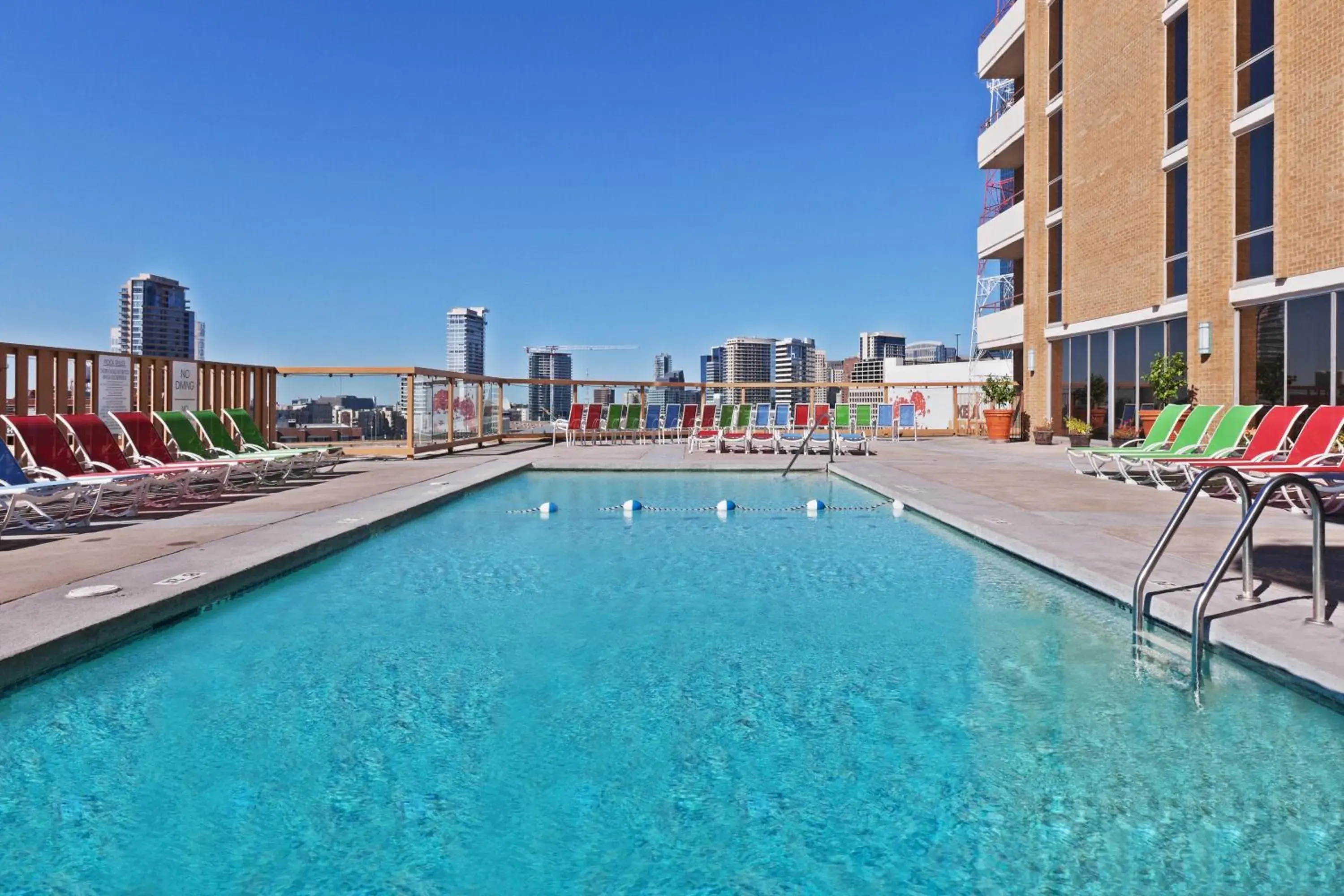 Swimming pool in Crowne Plaza Dallas Downtown by IHG Swimming pool in Crowne Plaza Dallas Downtown by IHG