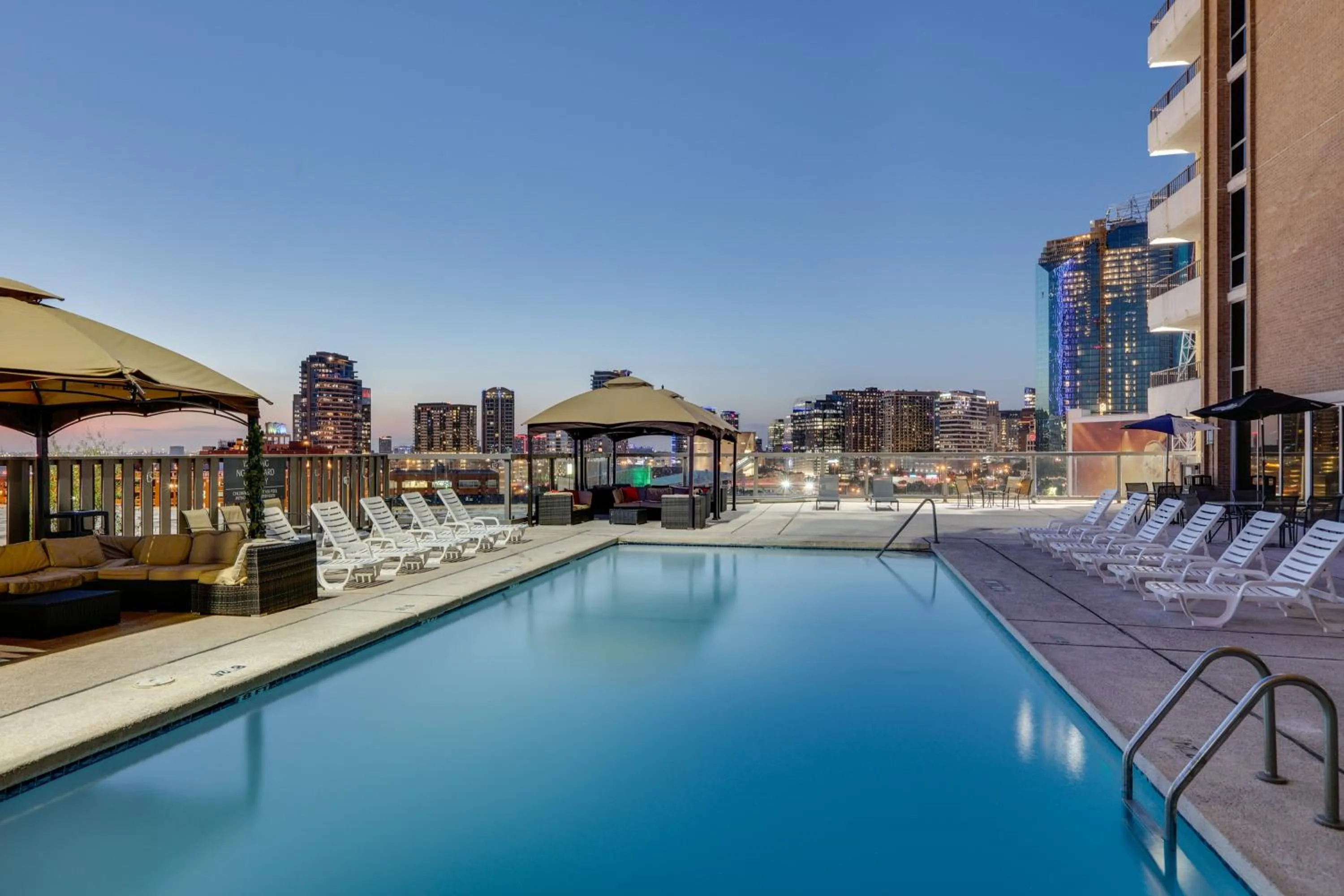 Swimming pool in Crowne Plaza Dallas Downtown by IHG
