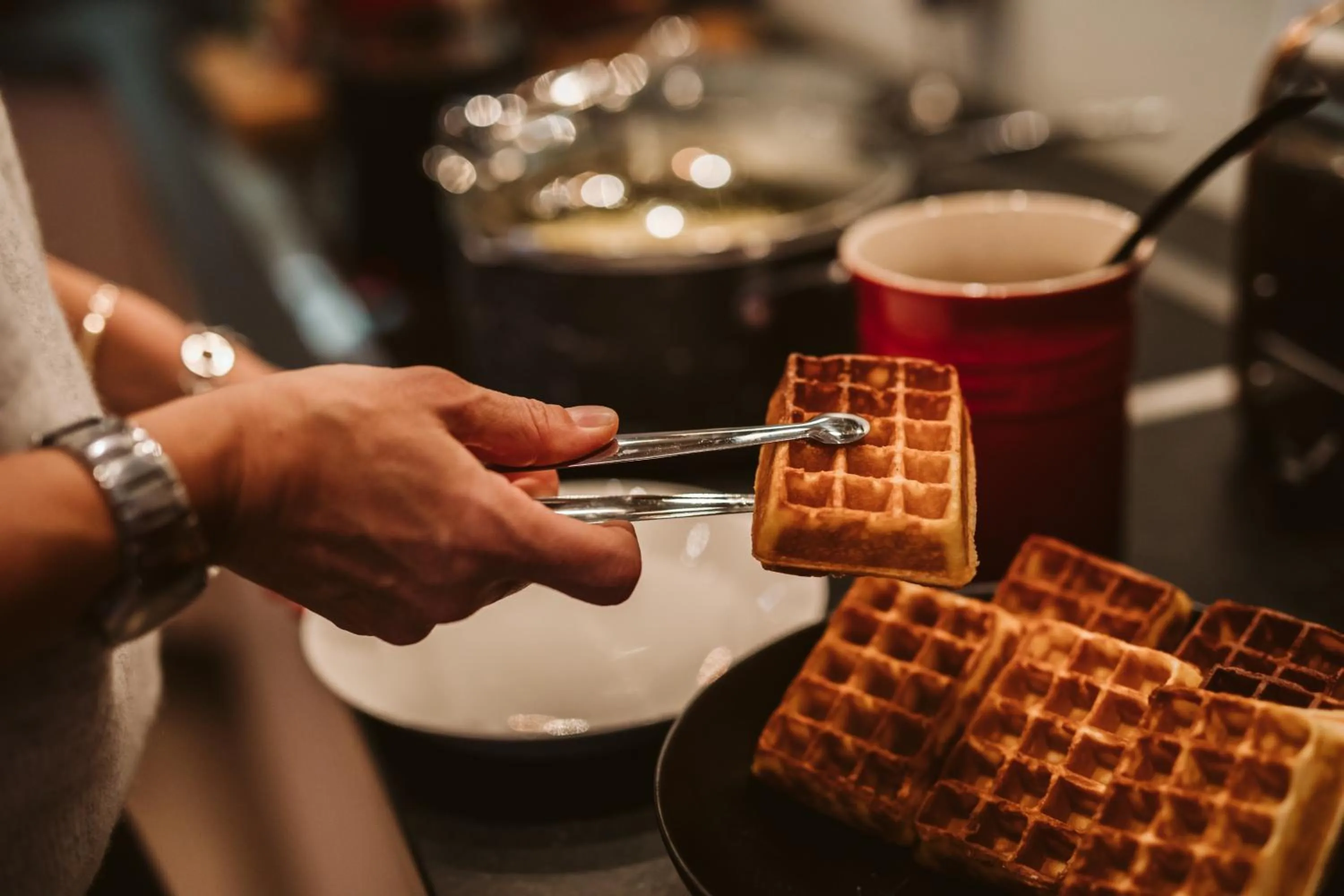 Buffet breakfast in Hotell Stadsparken