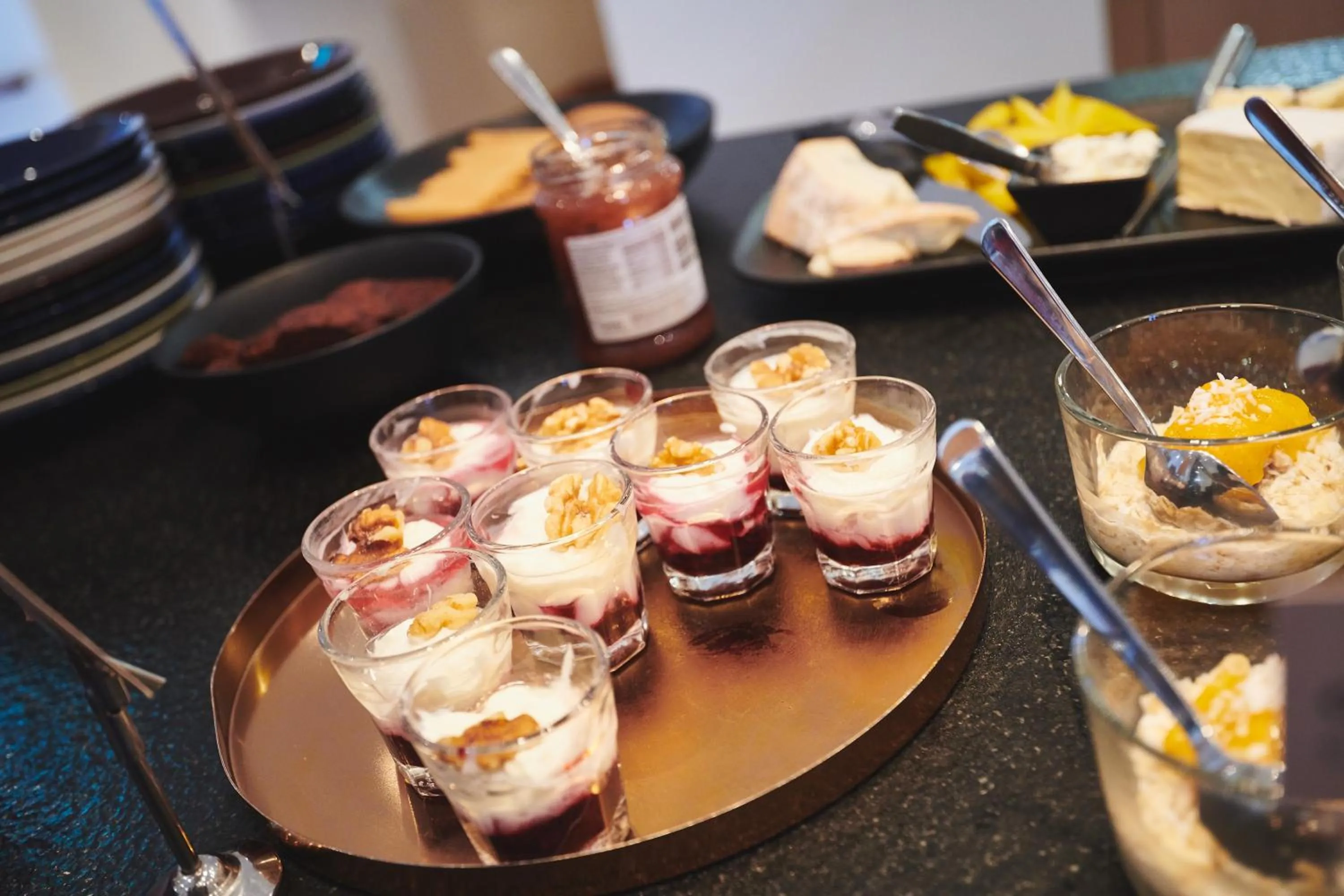 Buffet breakfast in Hotell Stadsparken