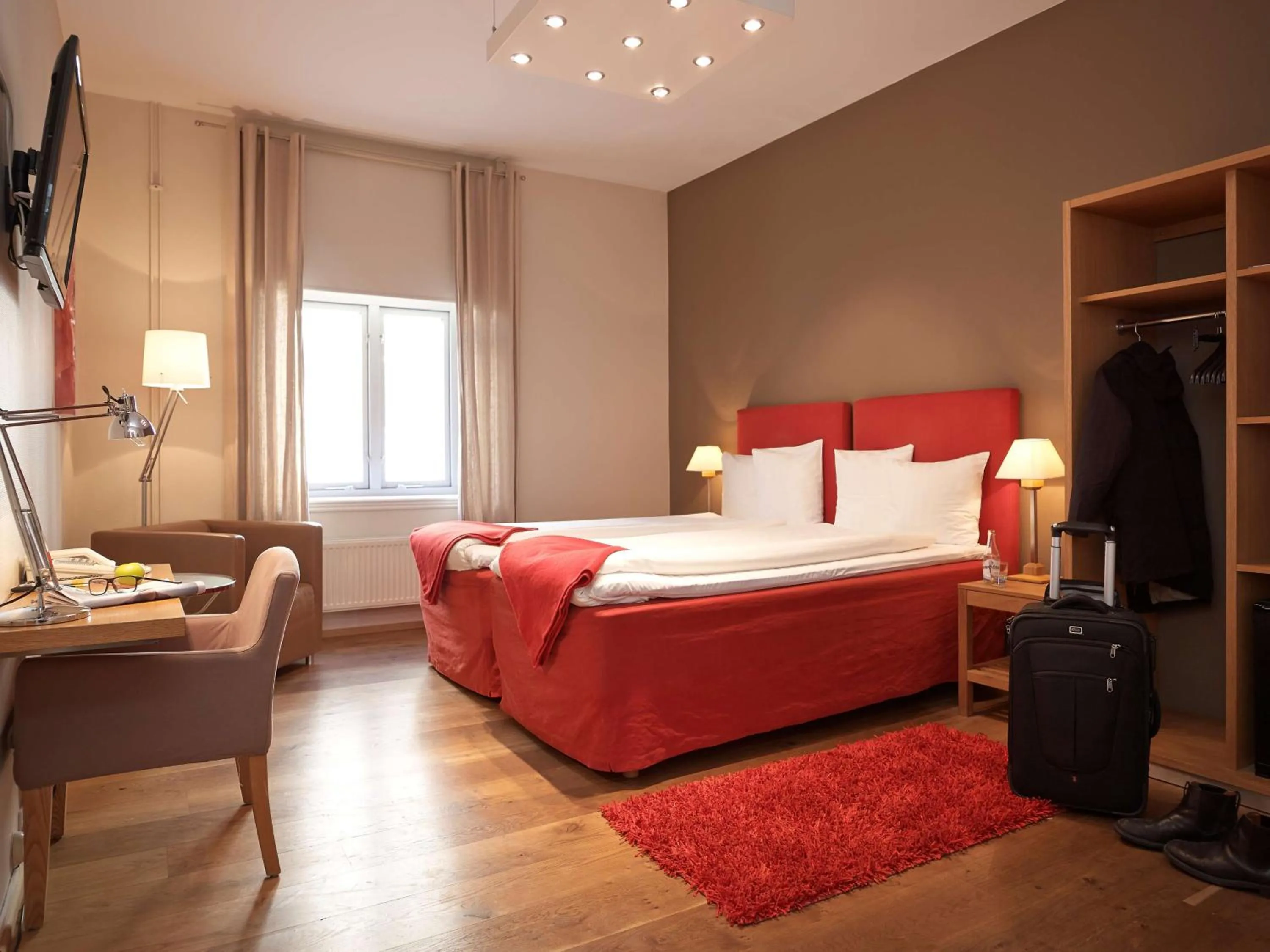 Photo of the whole room, Bed in Hotell Stadsparken