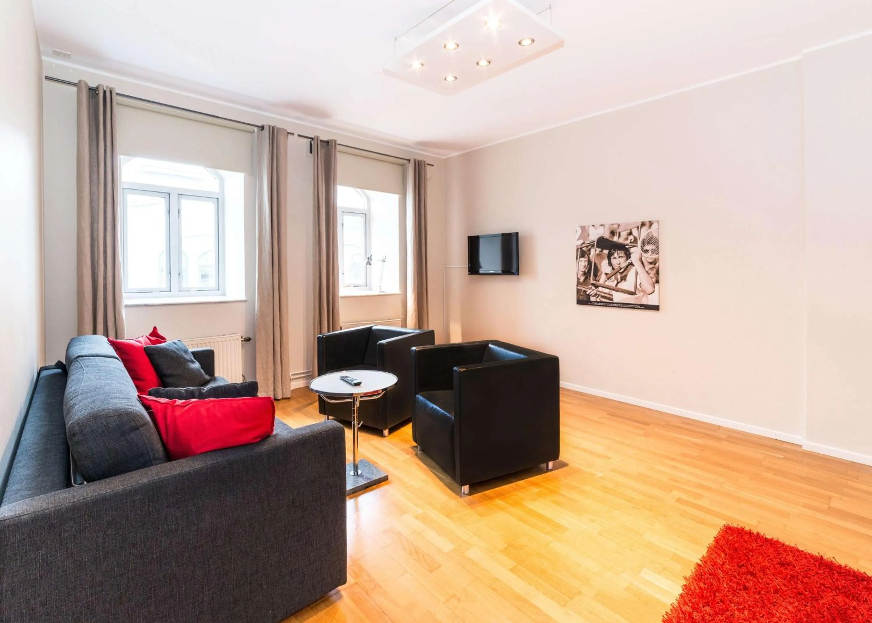 Photo of the whole room in Hotell Stadsparken