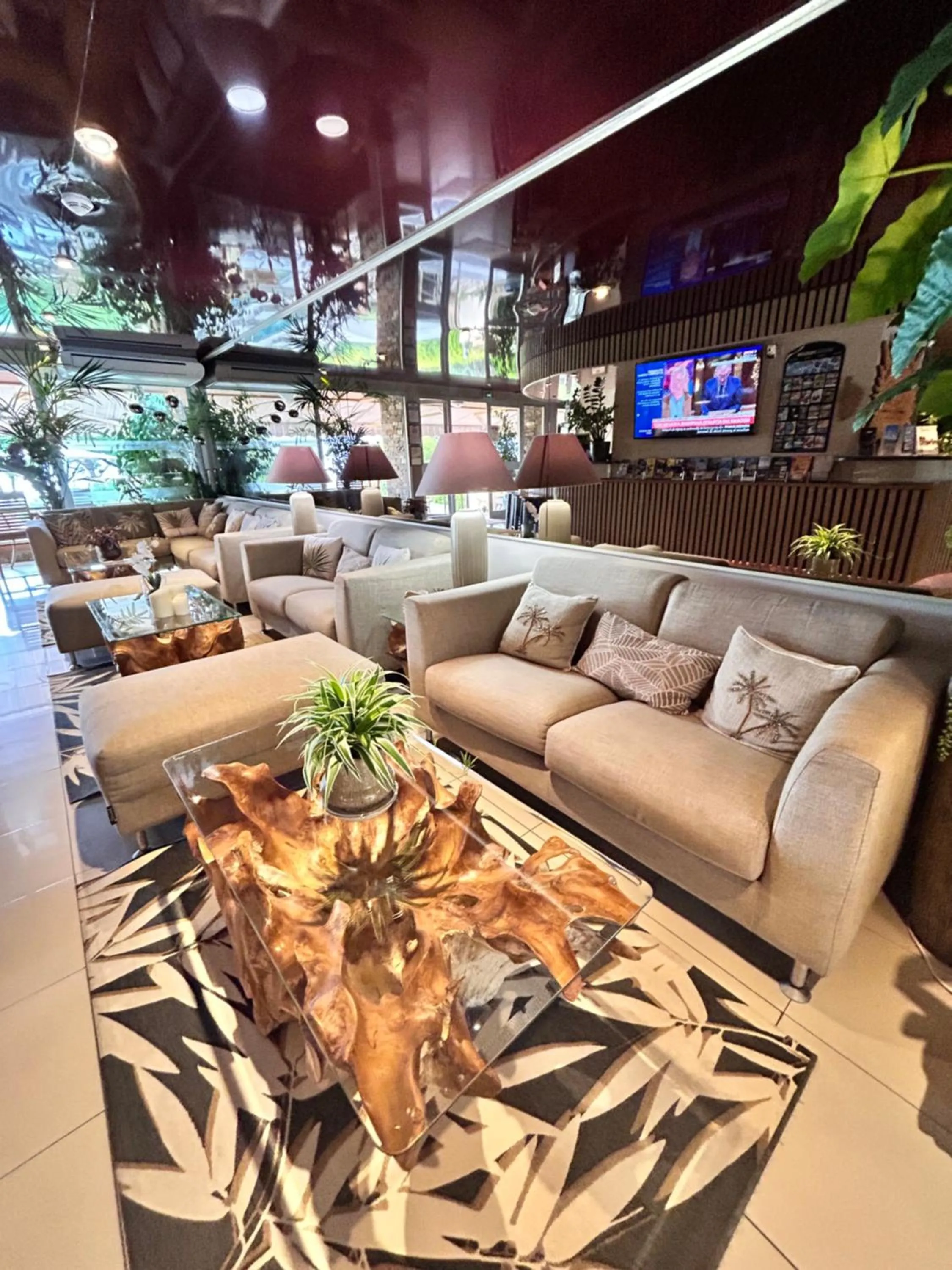 Lobby or reception in Hôtel La Pinède