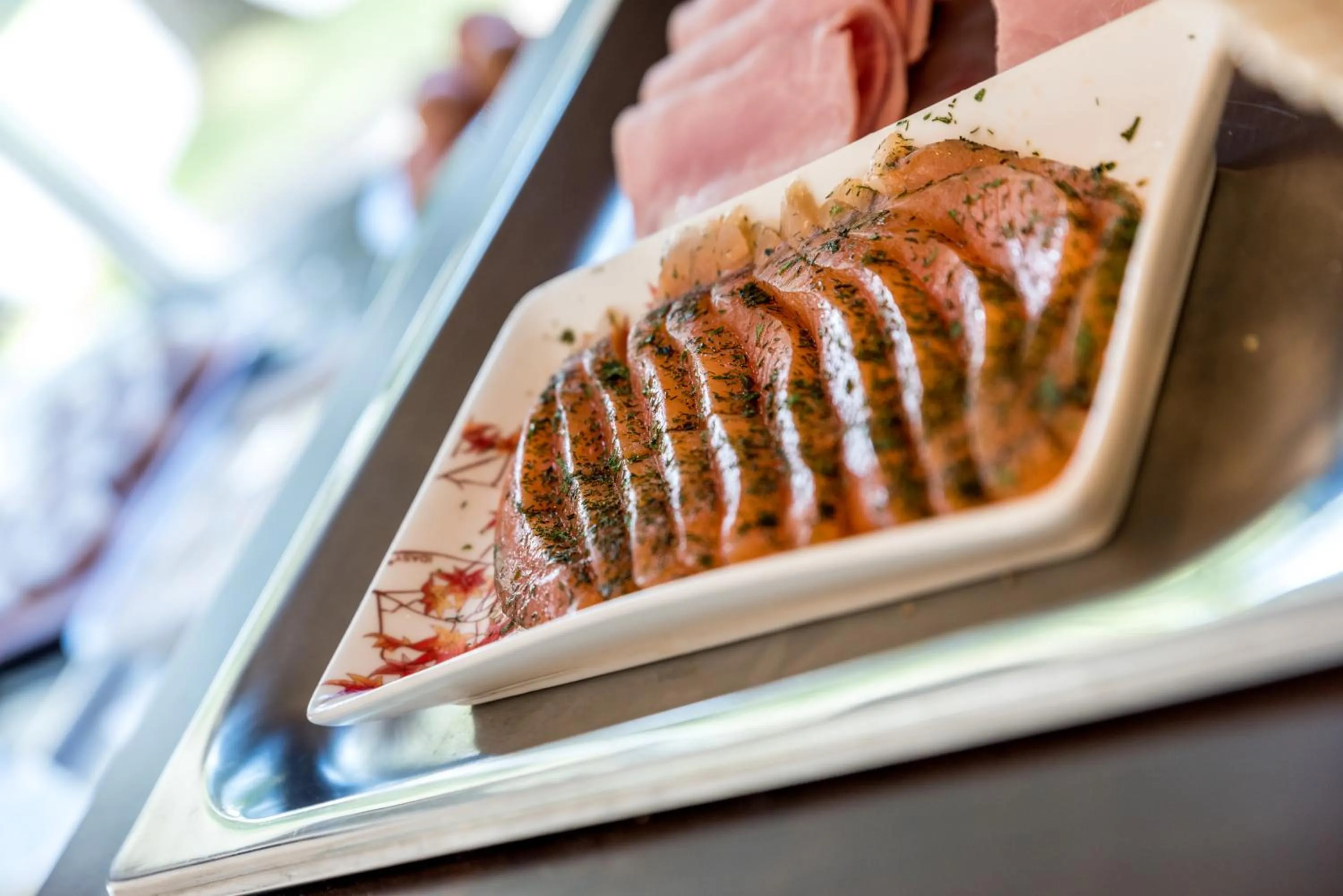 Food close-up in Logis Hôtel Restaurant des Châteaux
