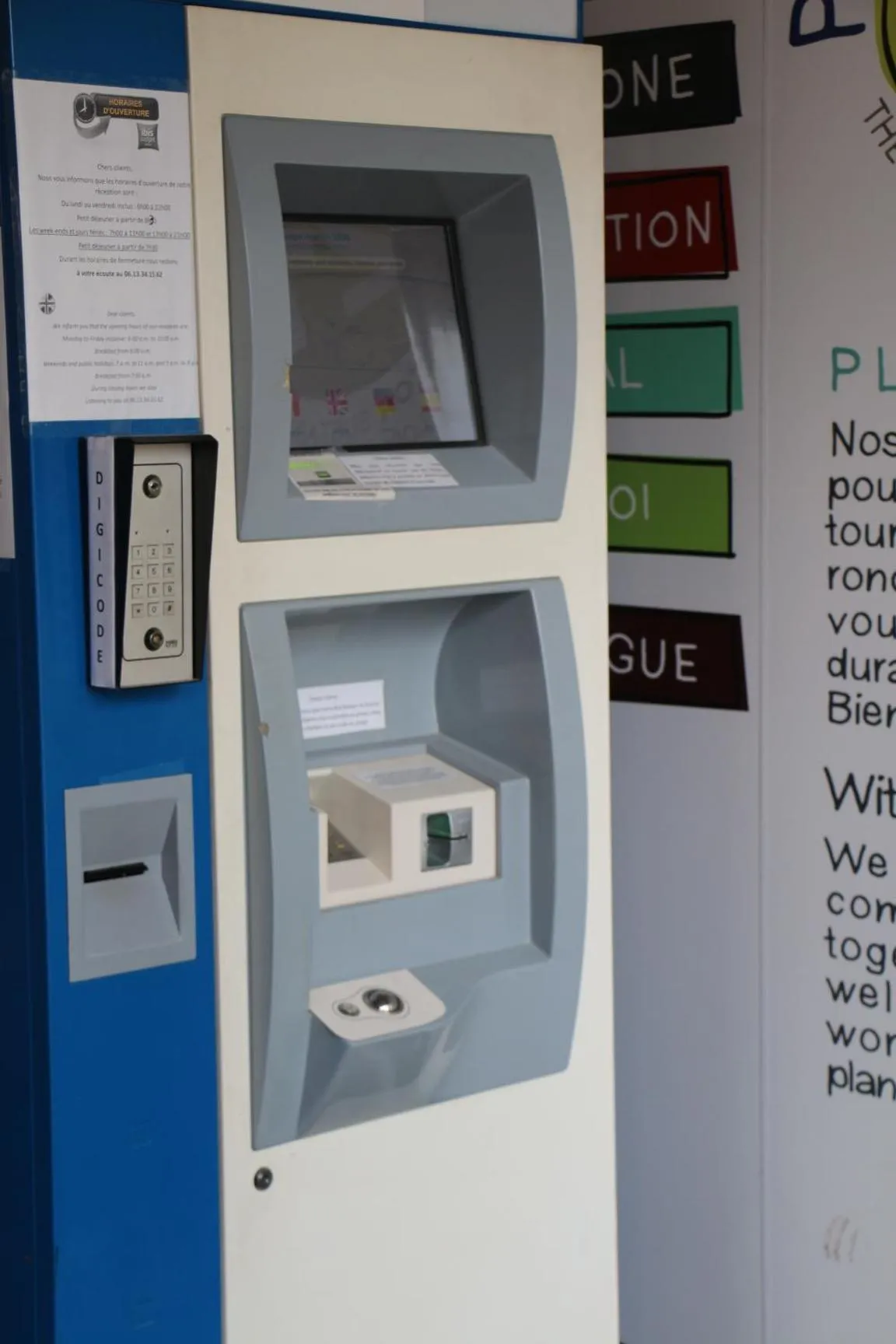 vending machine in Ibis Budget Agen