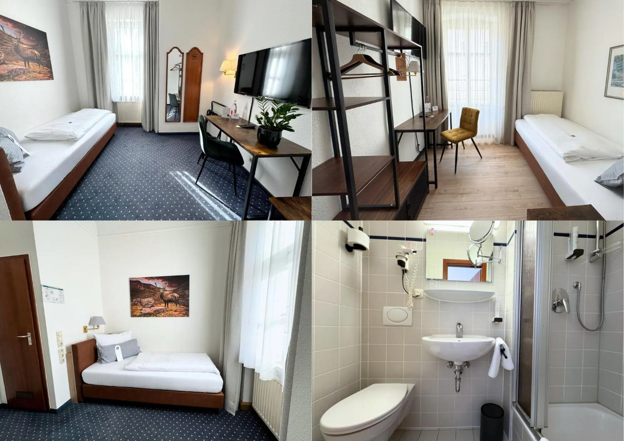 Photo of the whole room, Bed in Hotel Goldener Hirsch