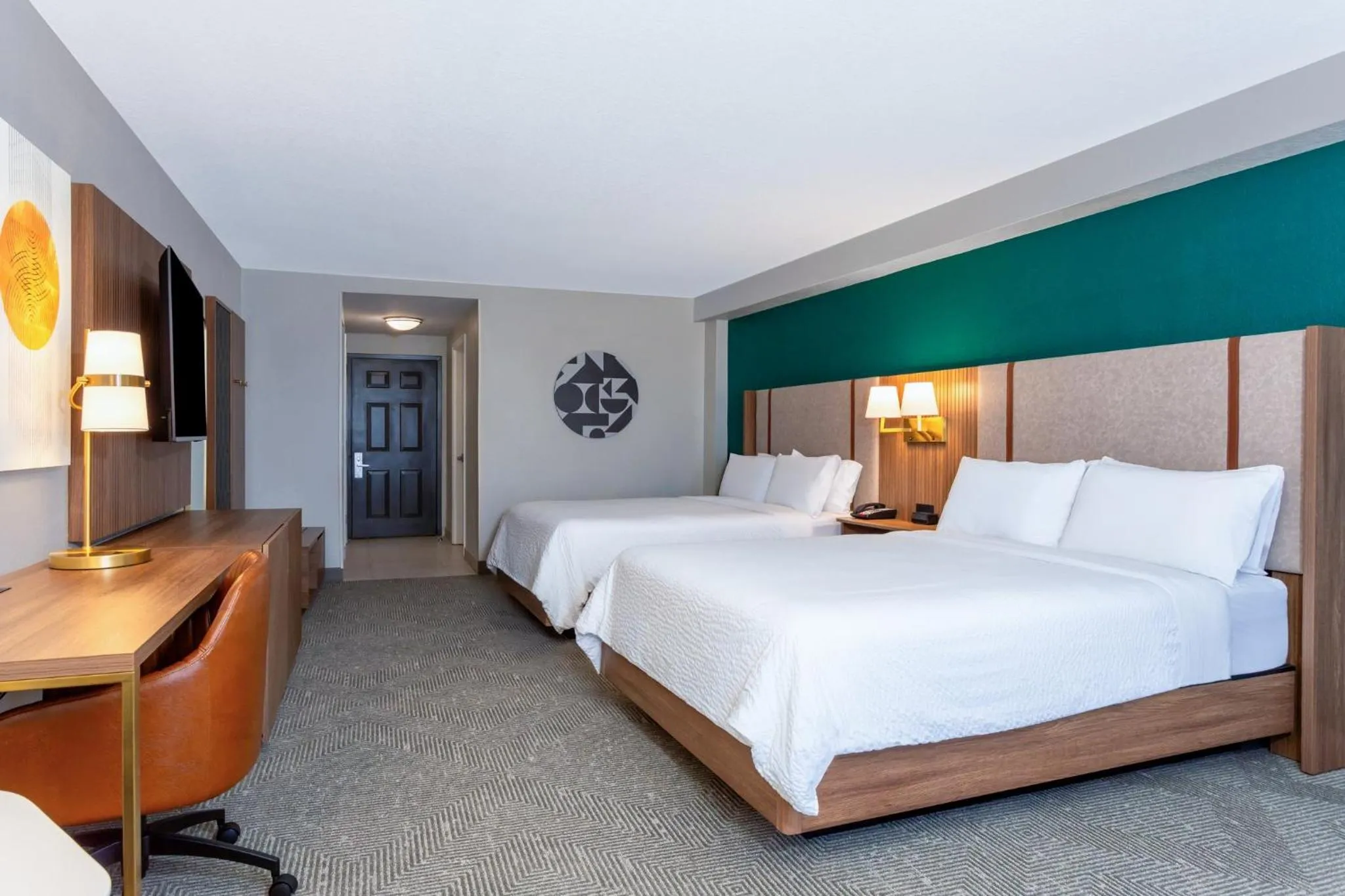 Photo of the whole room, Bed in Holiday Inn Hotel & Suites Daytona Beach On The Ocean by IHG