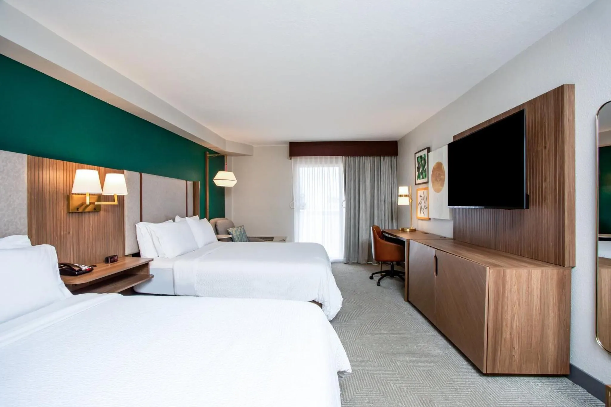 Photo of the whole room, Bed in Holiday Inn Hotel & Suites Daytona Beach On The Ocean by IHG