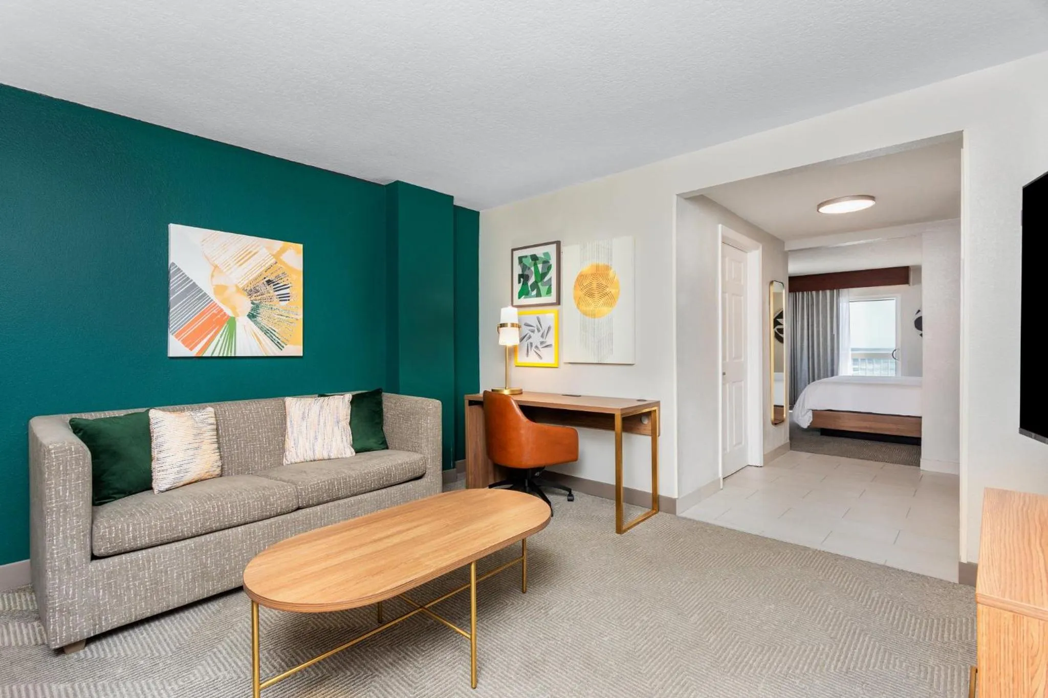 Photo of the whole room, Bed in Holiday Inn Hotel & Suites Daytona Beach On The Ocean by IHG