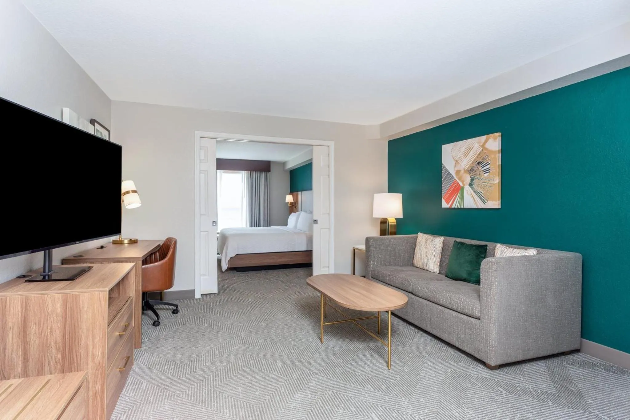 Photo of the whole room, Bed in Holiday Inn Hotel & Suites Daytona Beach On The Ocean by IHG