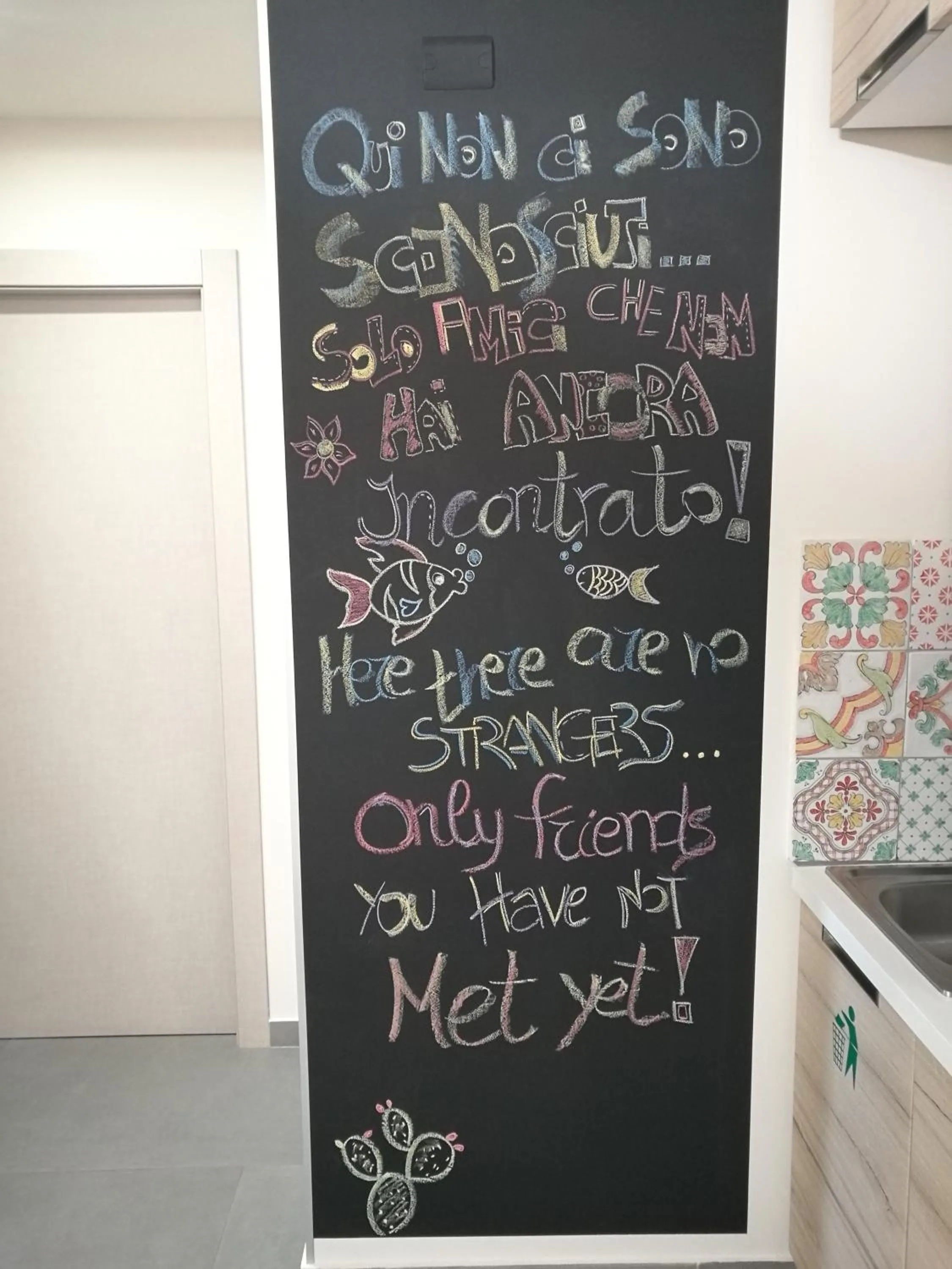 Communal kitchen in Il Muro Vecchio Design