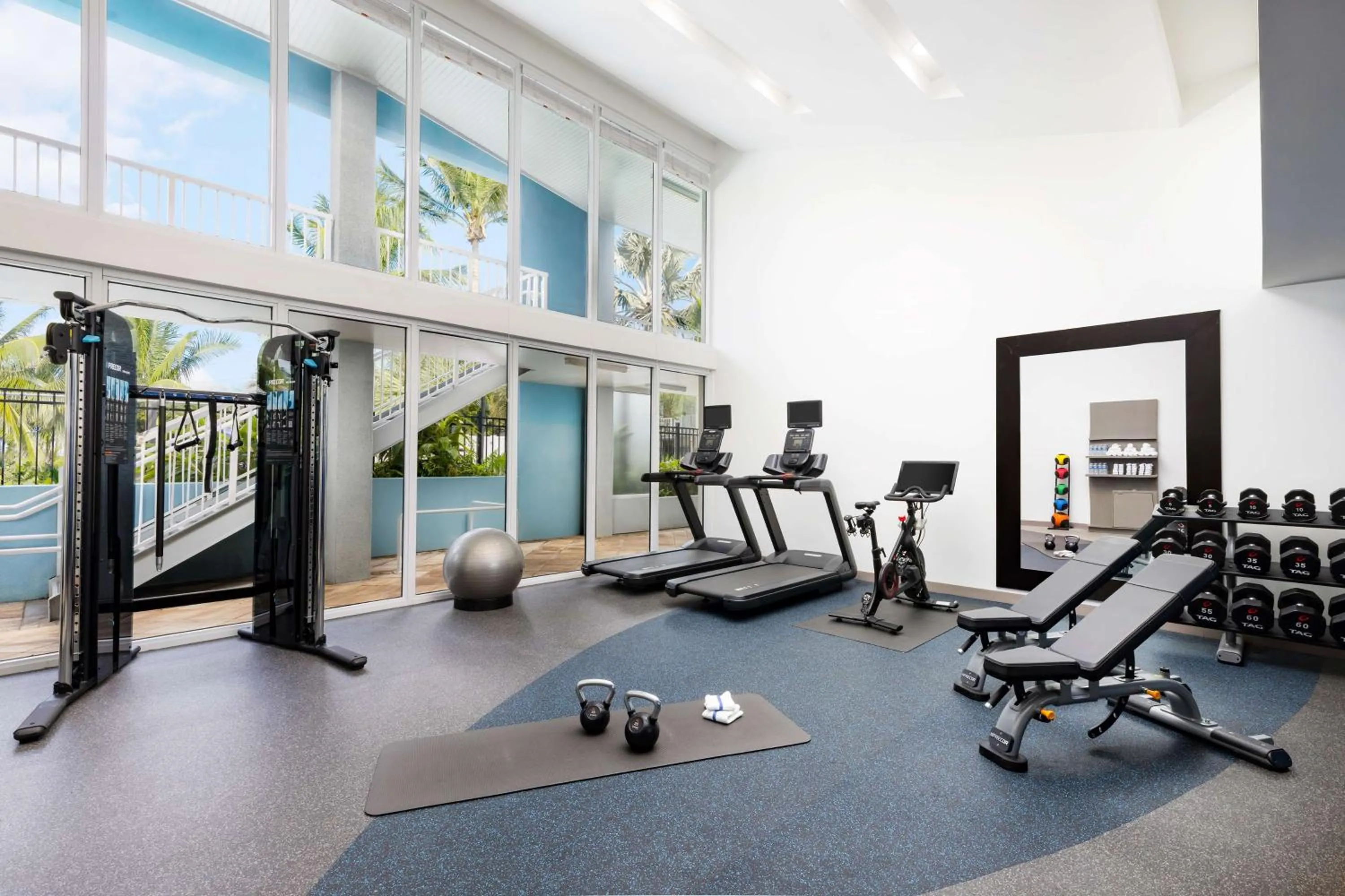 Fitness centre/facilities in Hilton Garden Inn Key West / The Keys Collection