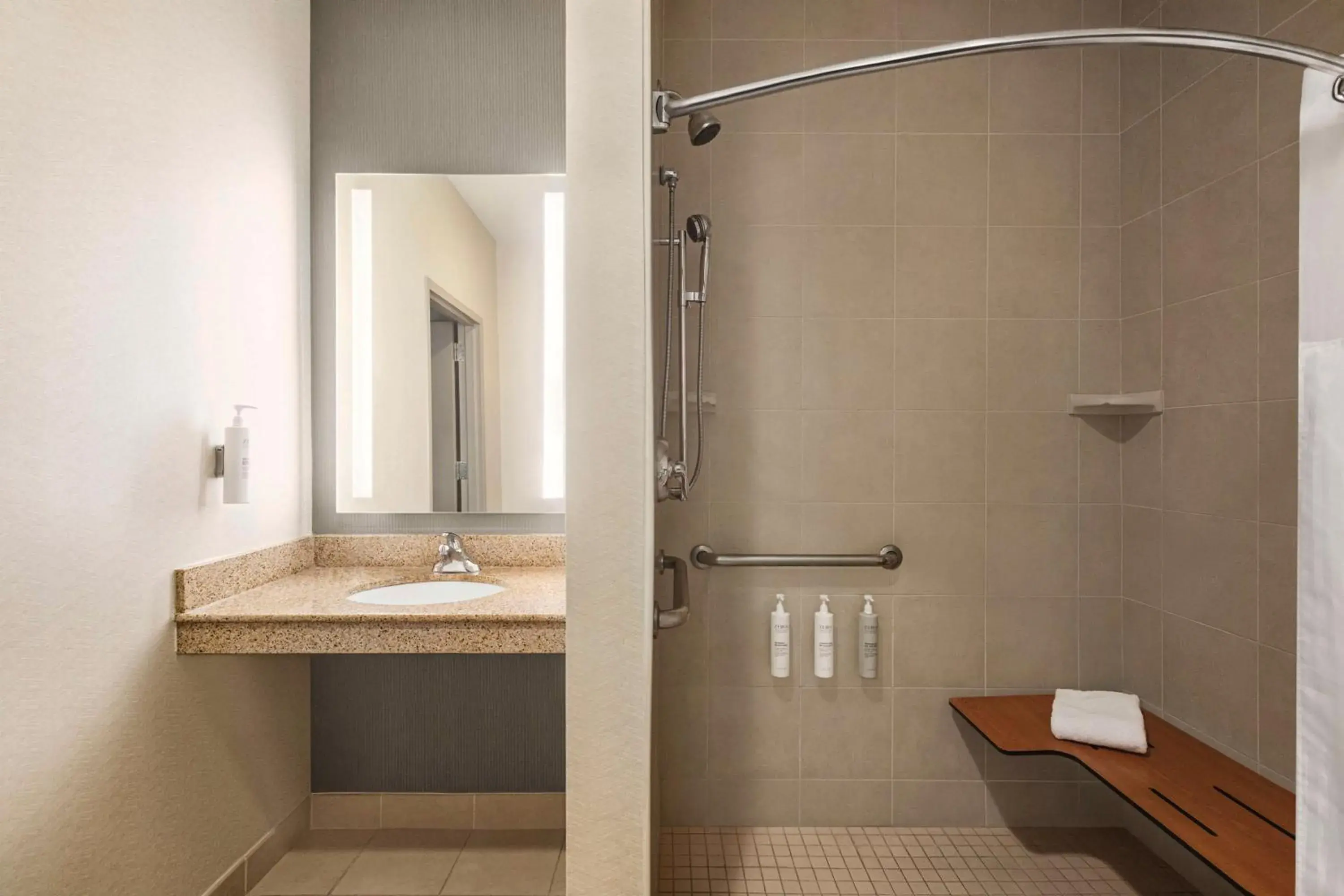 Bathroom in Hilton Garden Inn Palm Coast Town Center Bathroom in Hilton Garden Inn Palm Coast Town Center