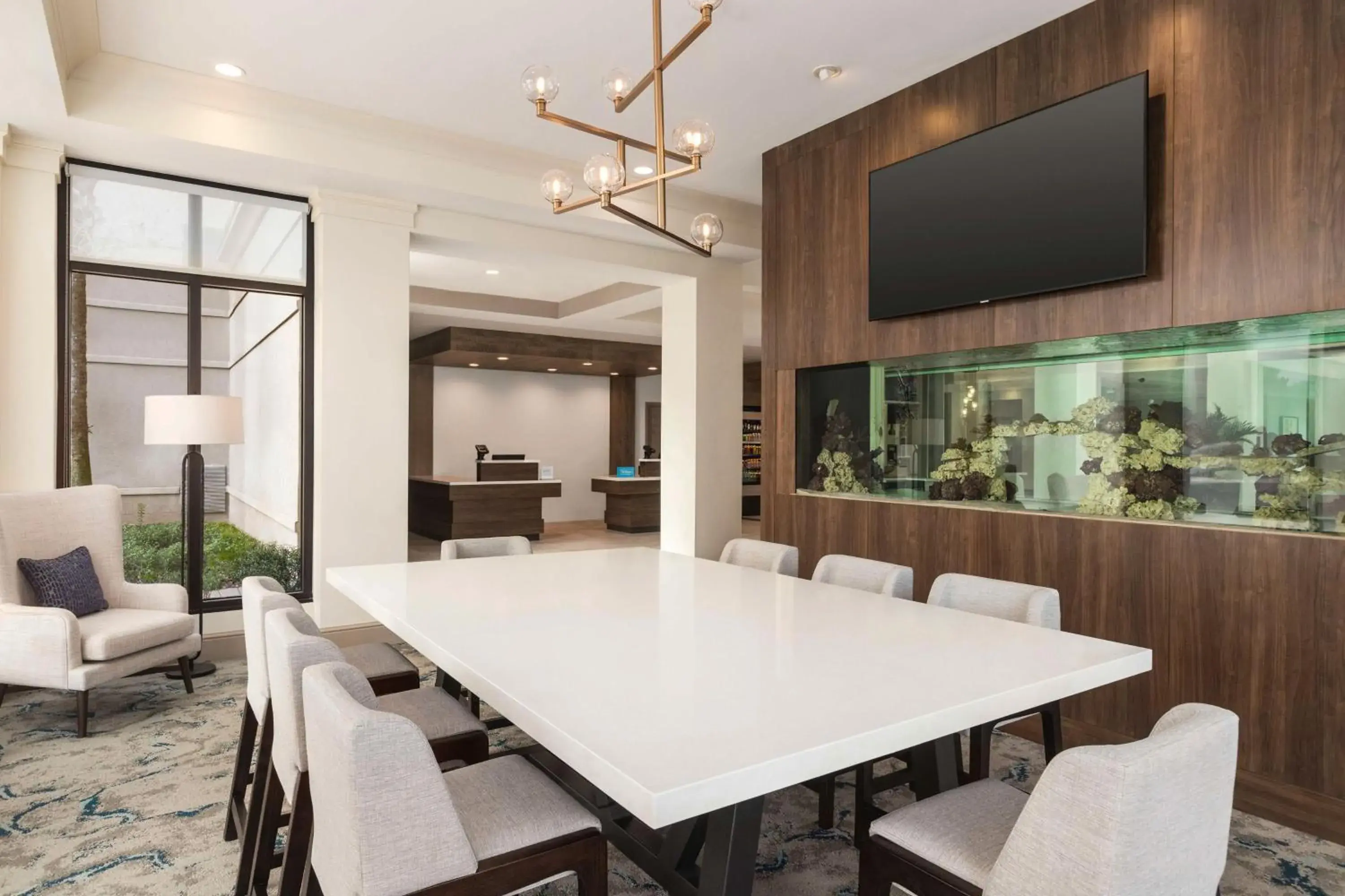 Lobby or reception in Hilton Garden Inn Palm Coast Town Center Lobby or reception in Hilton Garden Inn Palm Coast Town Center