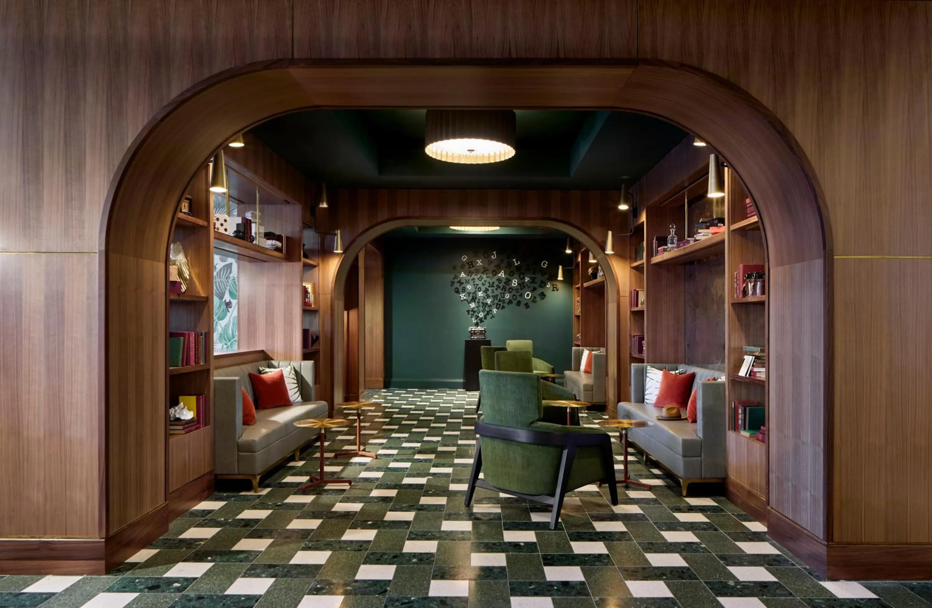 Library in La Concha Key West, Autograph Collection