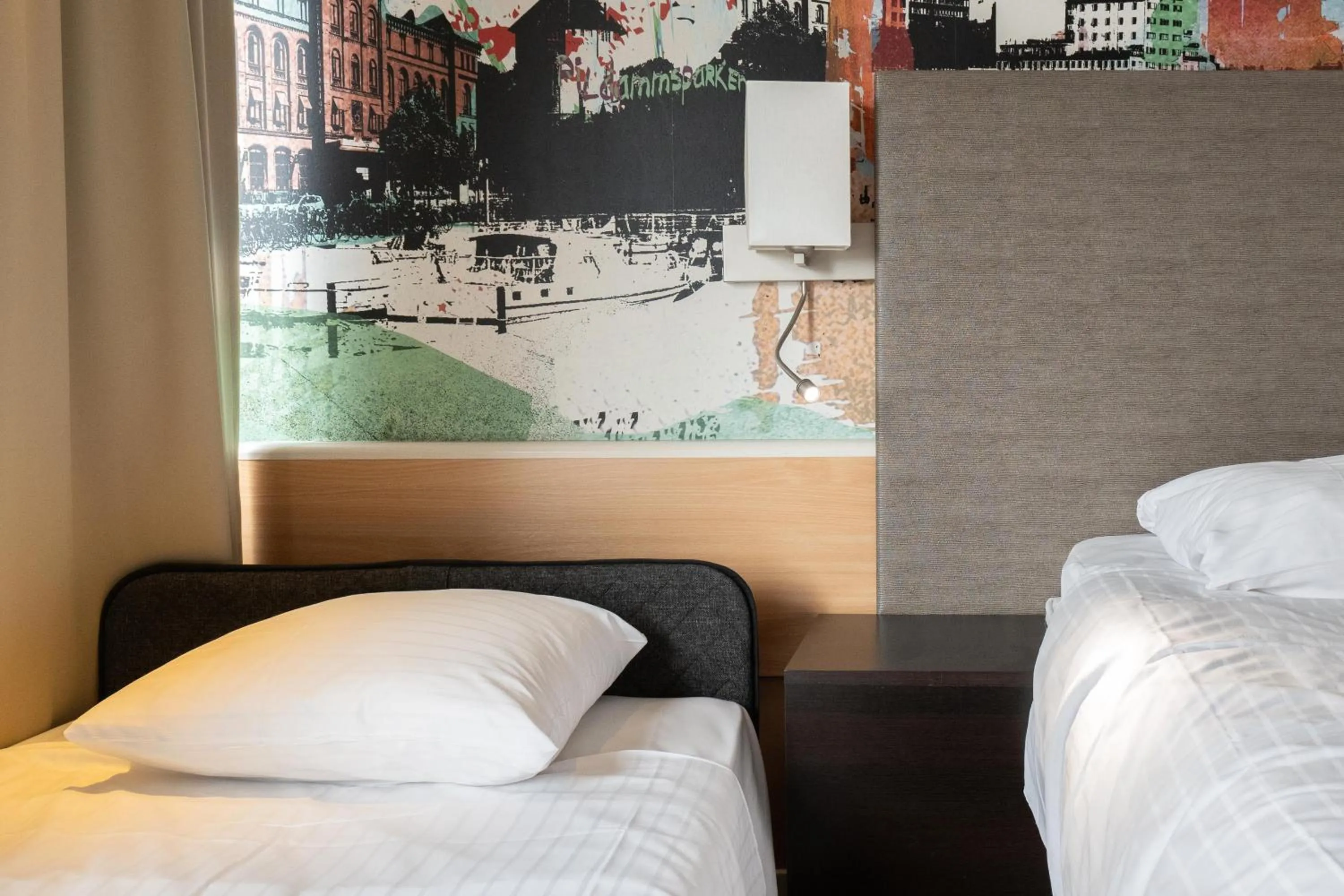 Bedroom, Bed in Good Morning+ Malmö