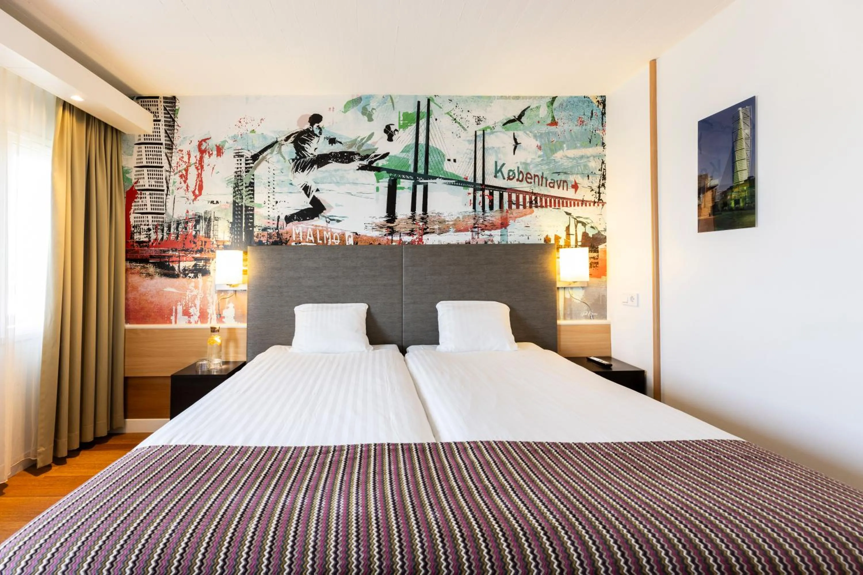 Bedroom, Bed in Good Morning+ Malmö