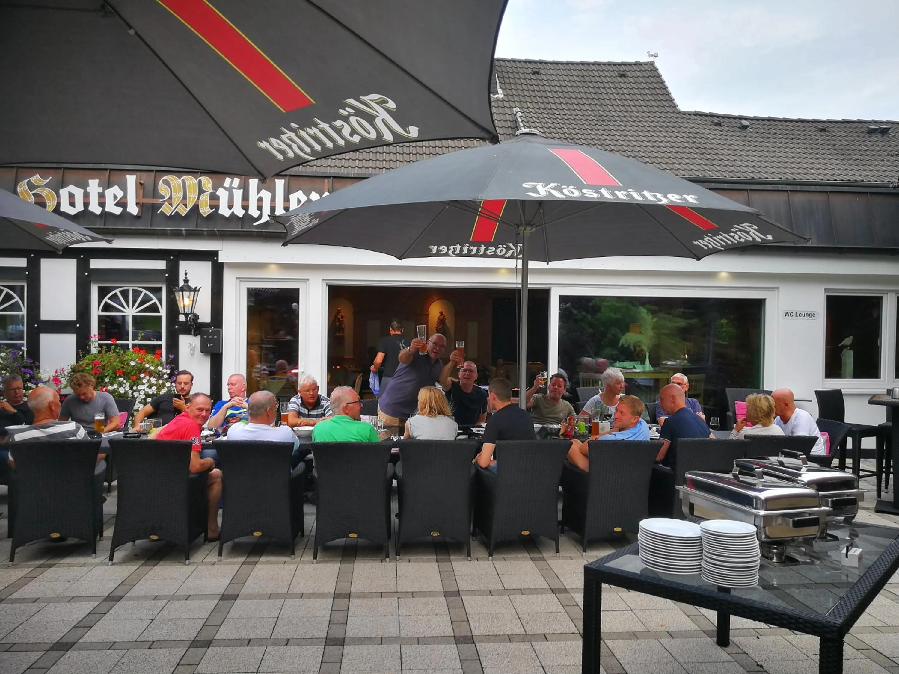 BBQ facilities in Land-Hotel Mühlengrund