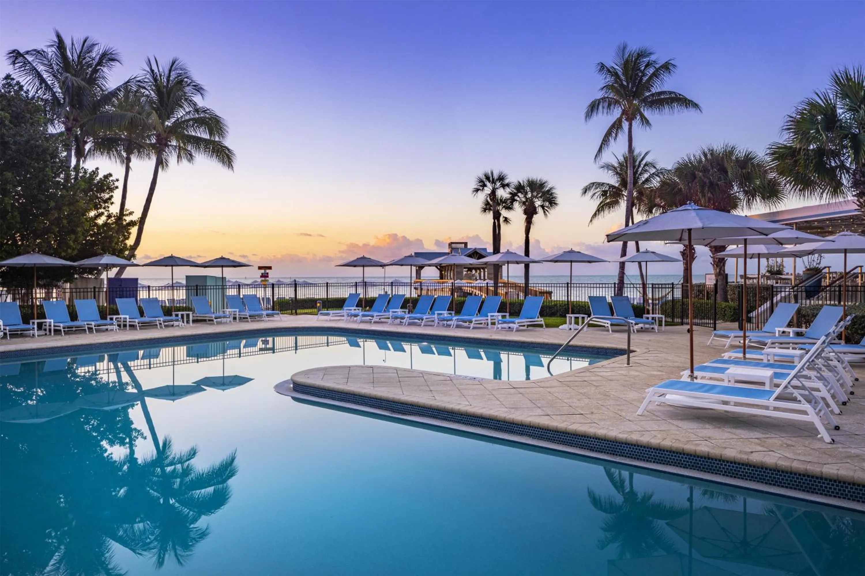 Pool view in The Reach Key West, Curio Collection by Hilton