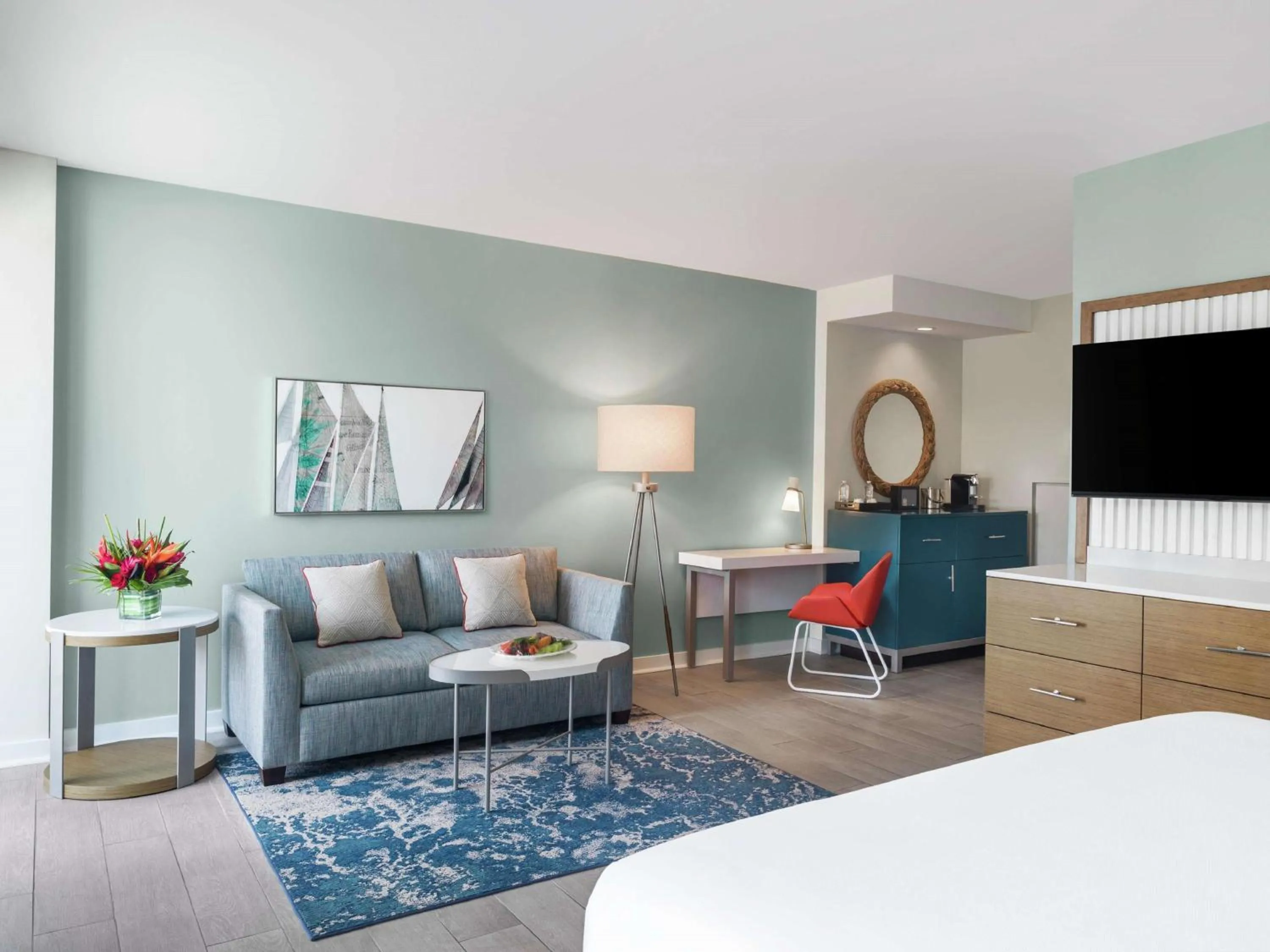 Bed in The Reach Key West, Curio Collection by Hilton