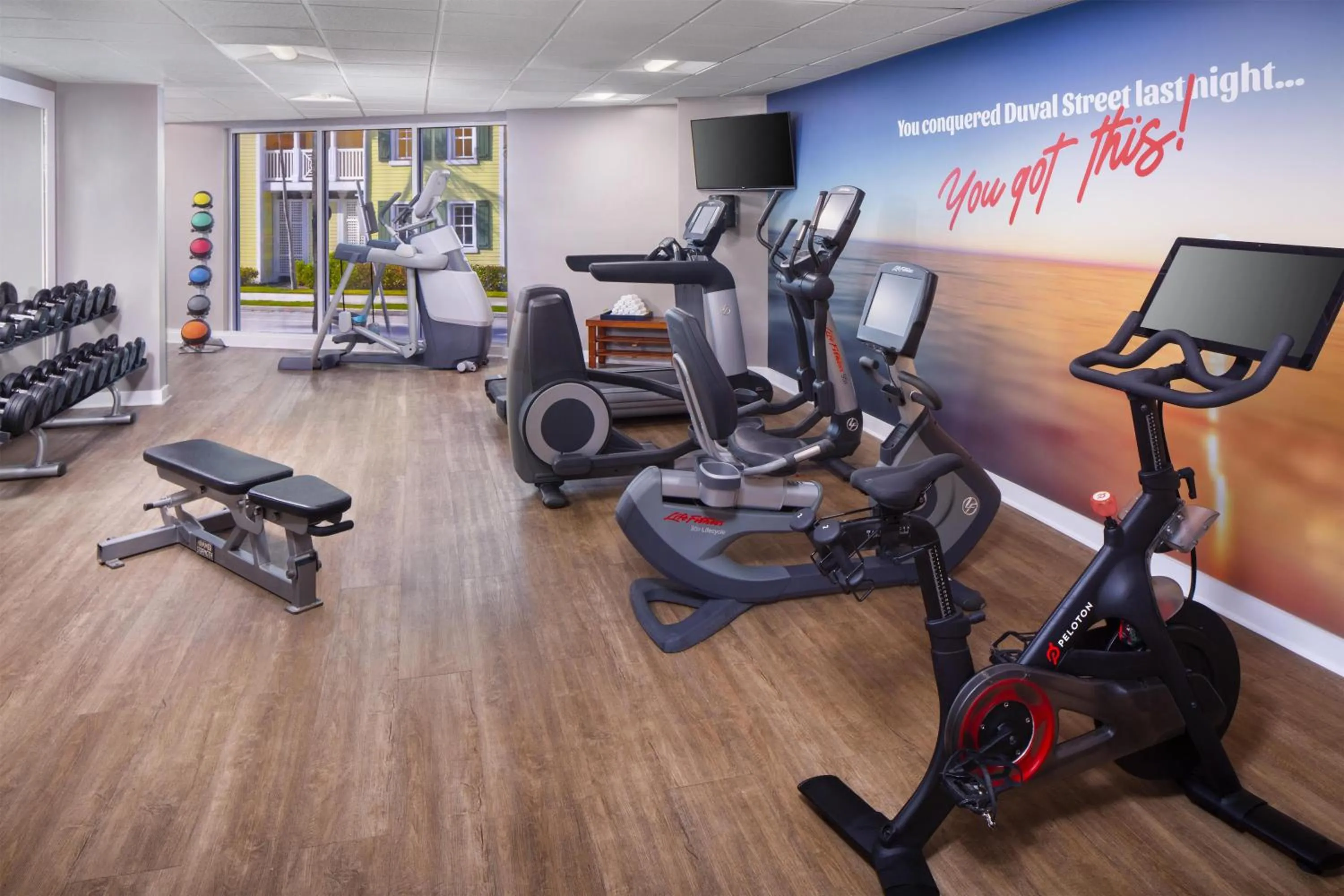 Fitness centre/facilities in The Reach Key West, Curio Collection by Hilton