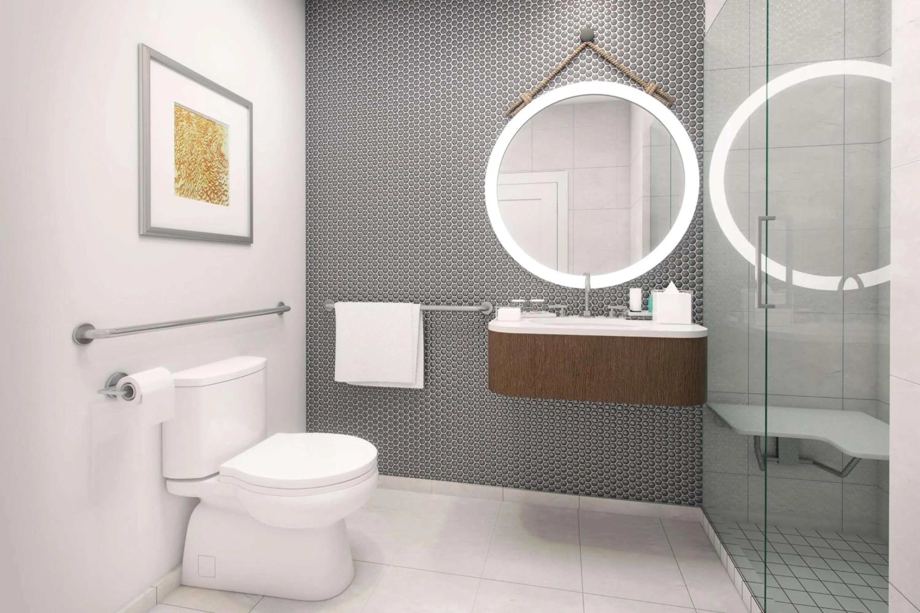 Bathroom in The Reach Key West, Curio Collection by Hilton