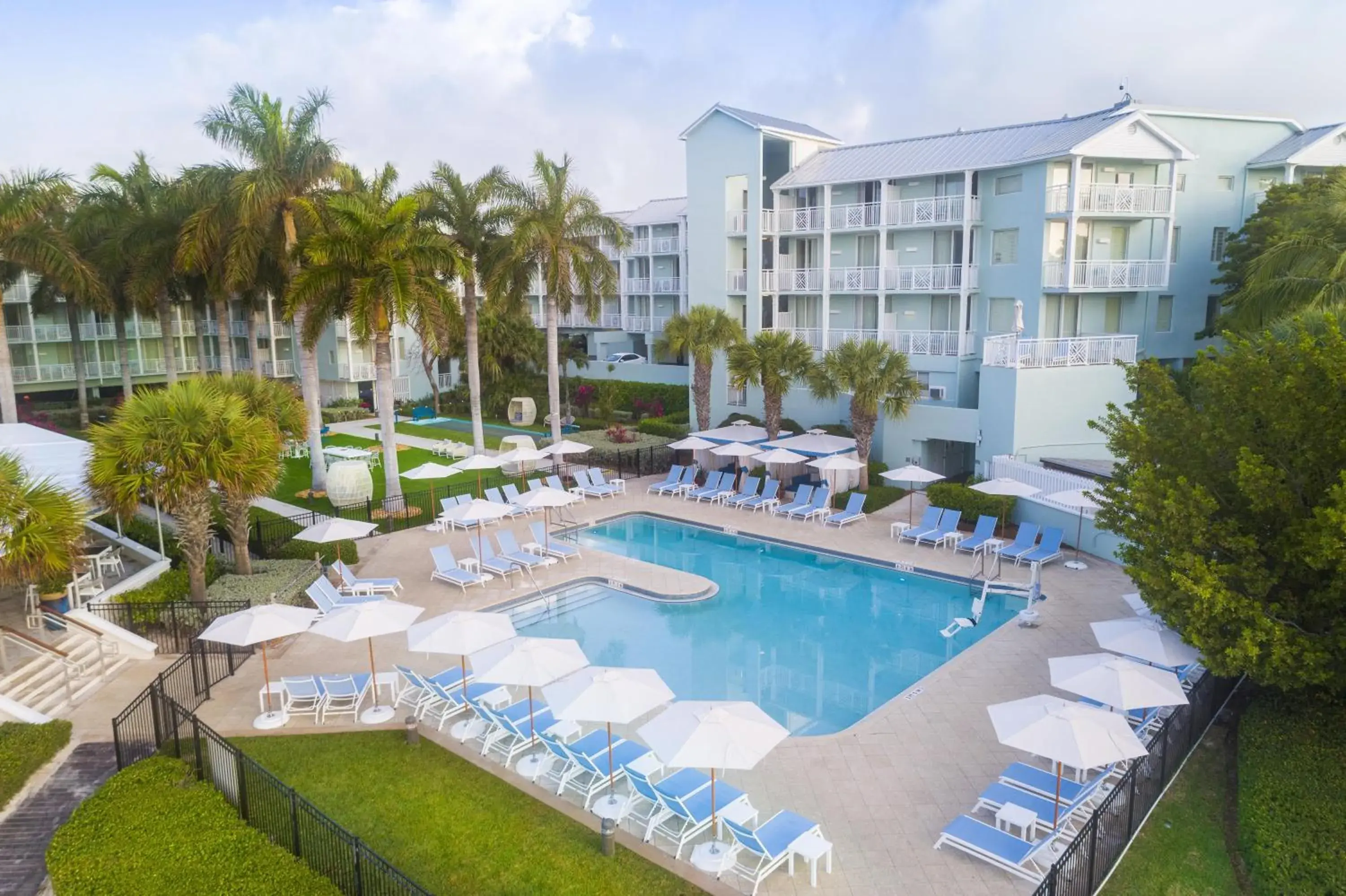 Pool view in The Reach Key West, Curio Collection by Hilton Pool view in The Reach Key West, Curio Collection by Hilton