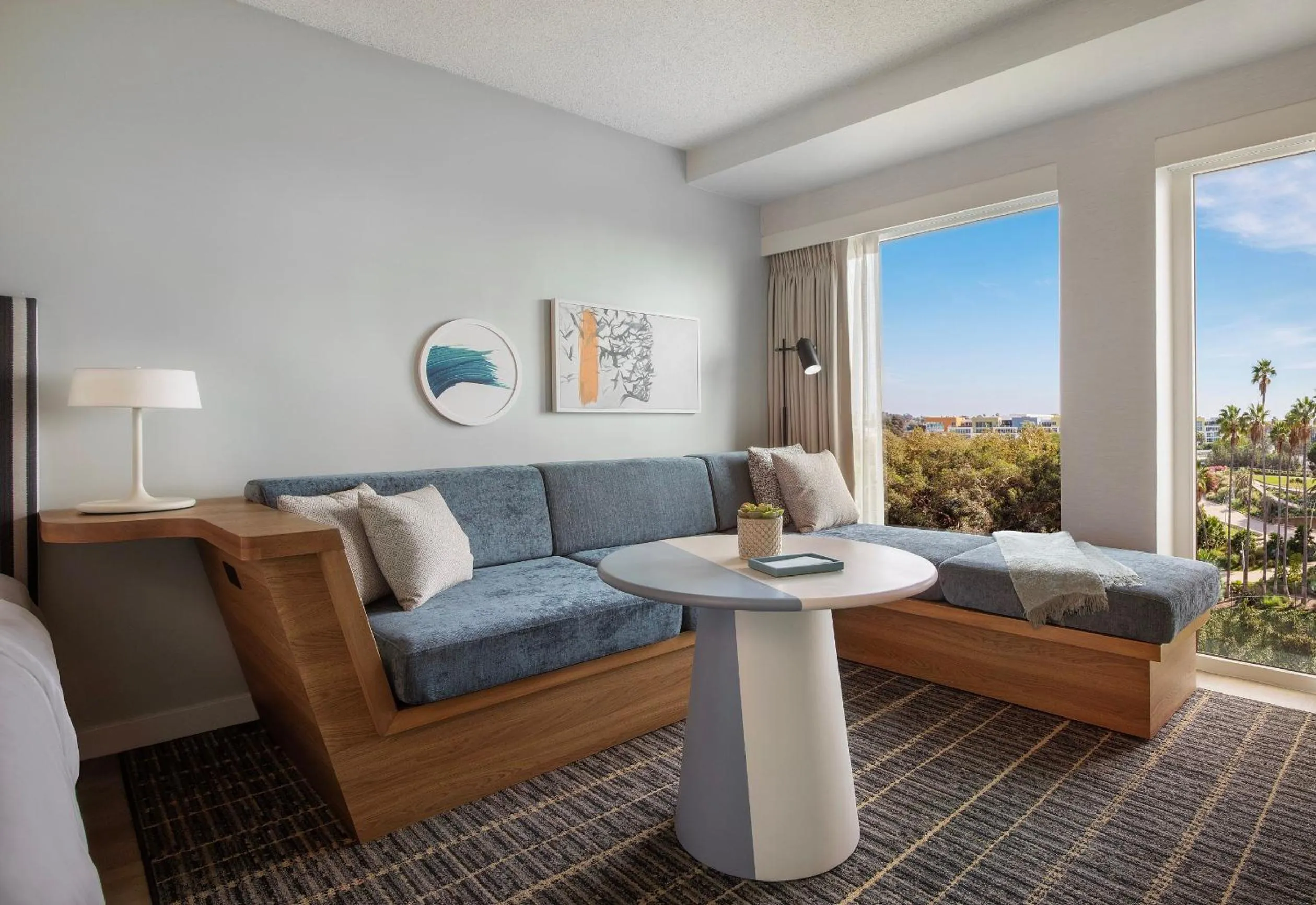 Seating area in The Pierside Santa Monica