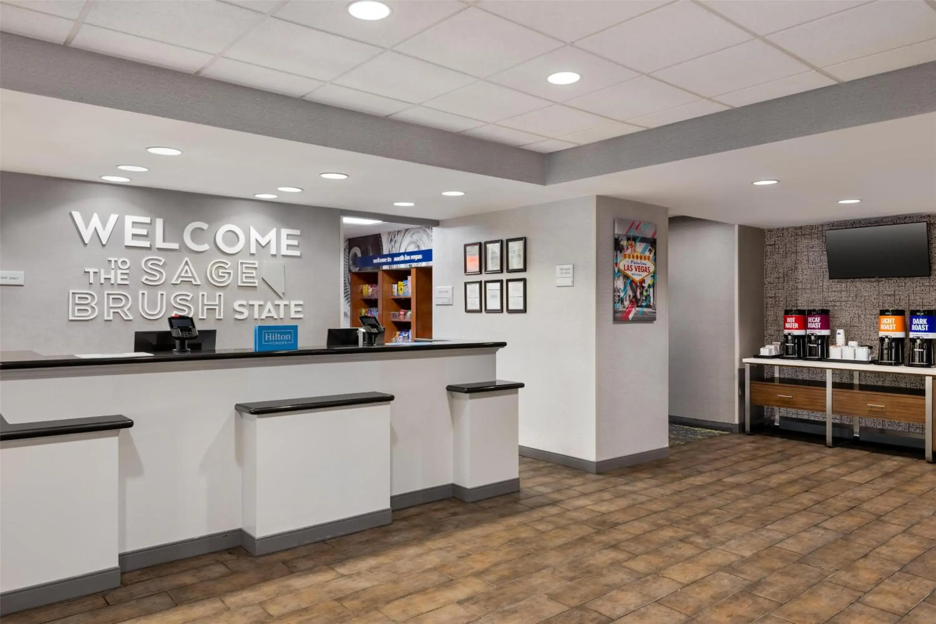 Lobby or reception in Hampton Inn Las Vegas/North Speedway Lobby or reception in Hampton Inn Las Vegas/North Speedway