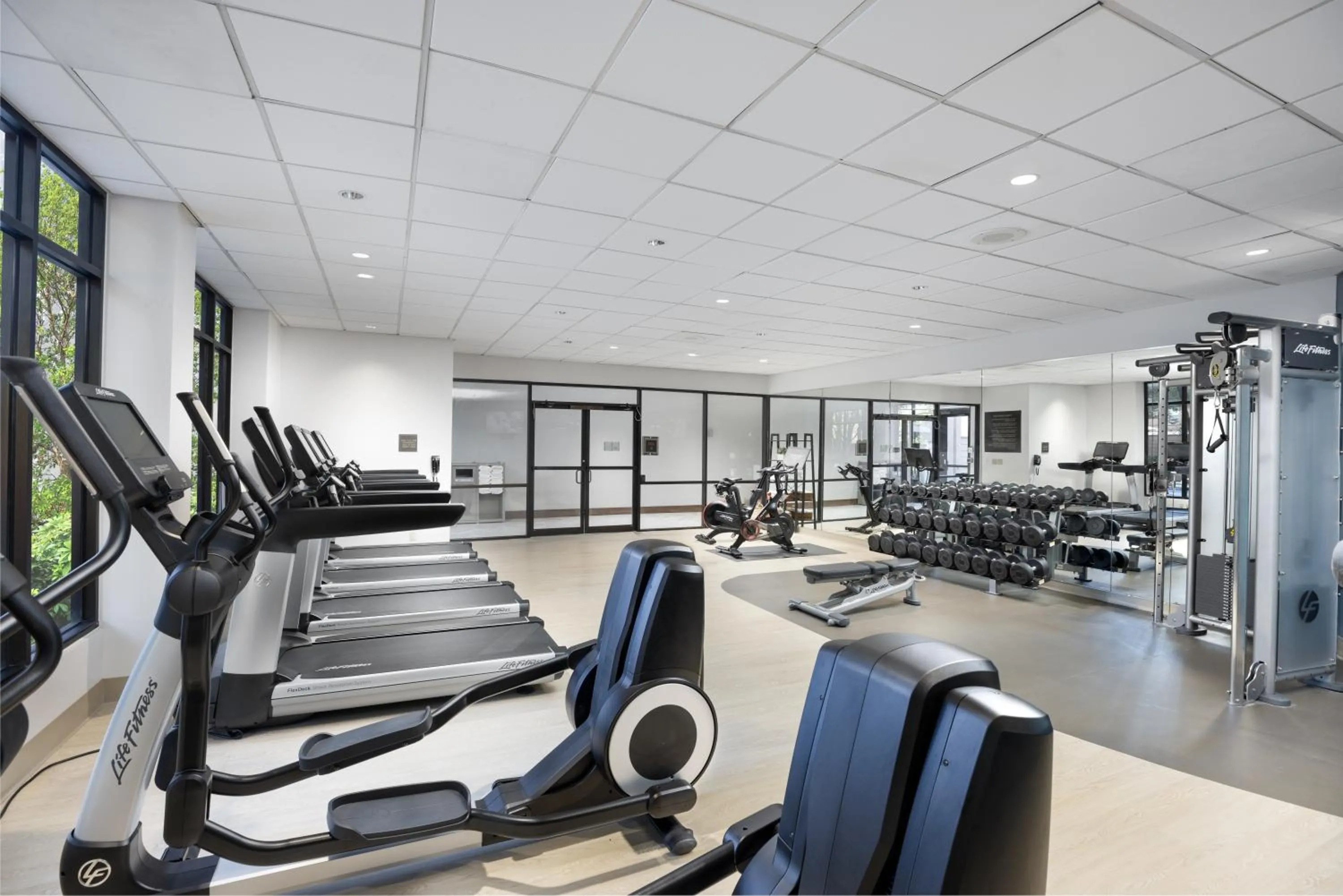 Fitness centre/facilities in DoubleTree by Hilton Houston Medical Center Hotel & Suites