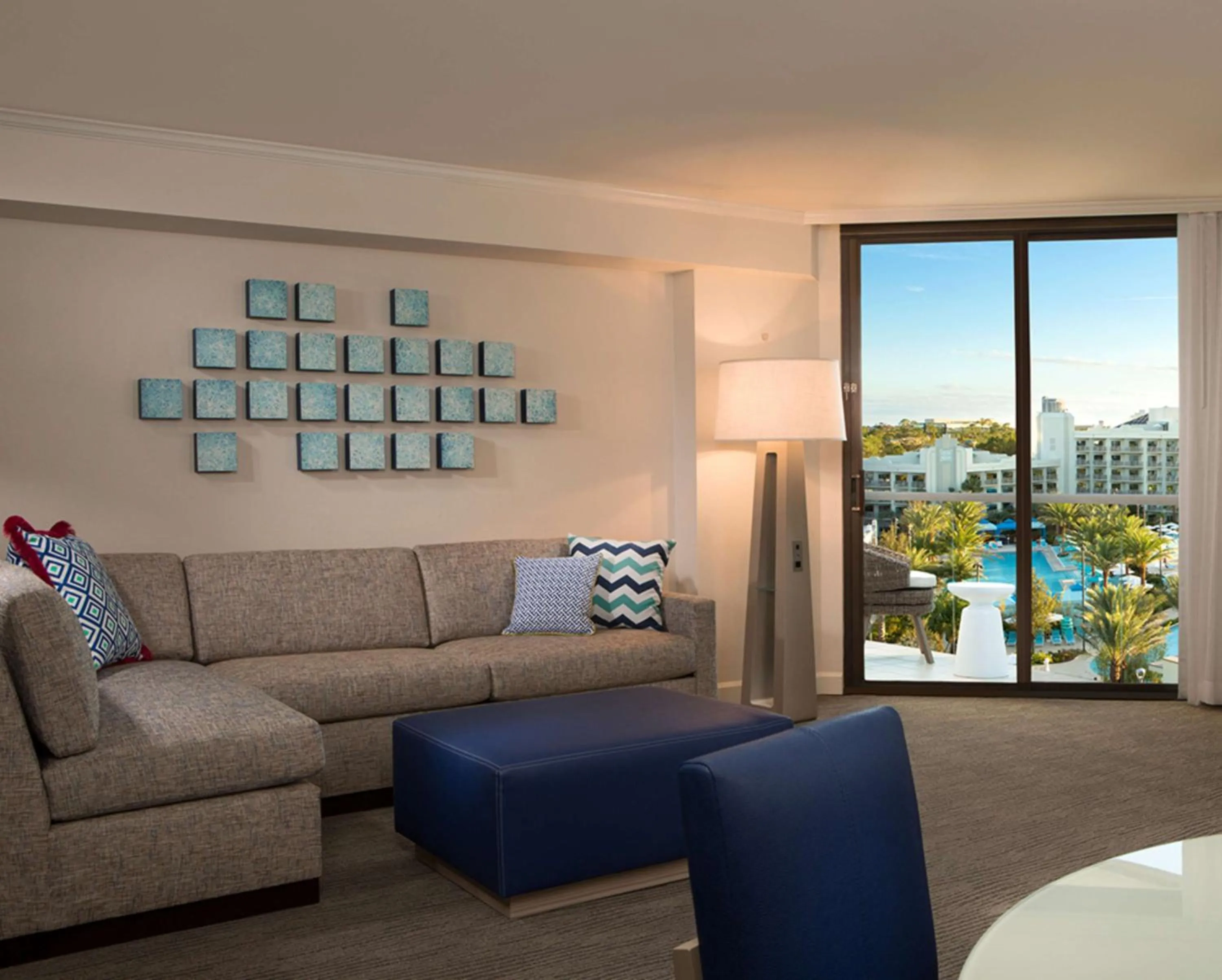 Living room in Hilton Orlando Buena Vista Palace - Disney Springs Area