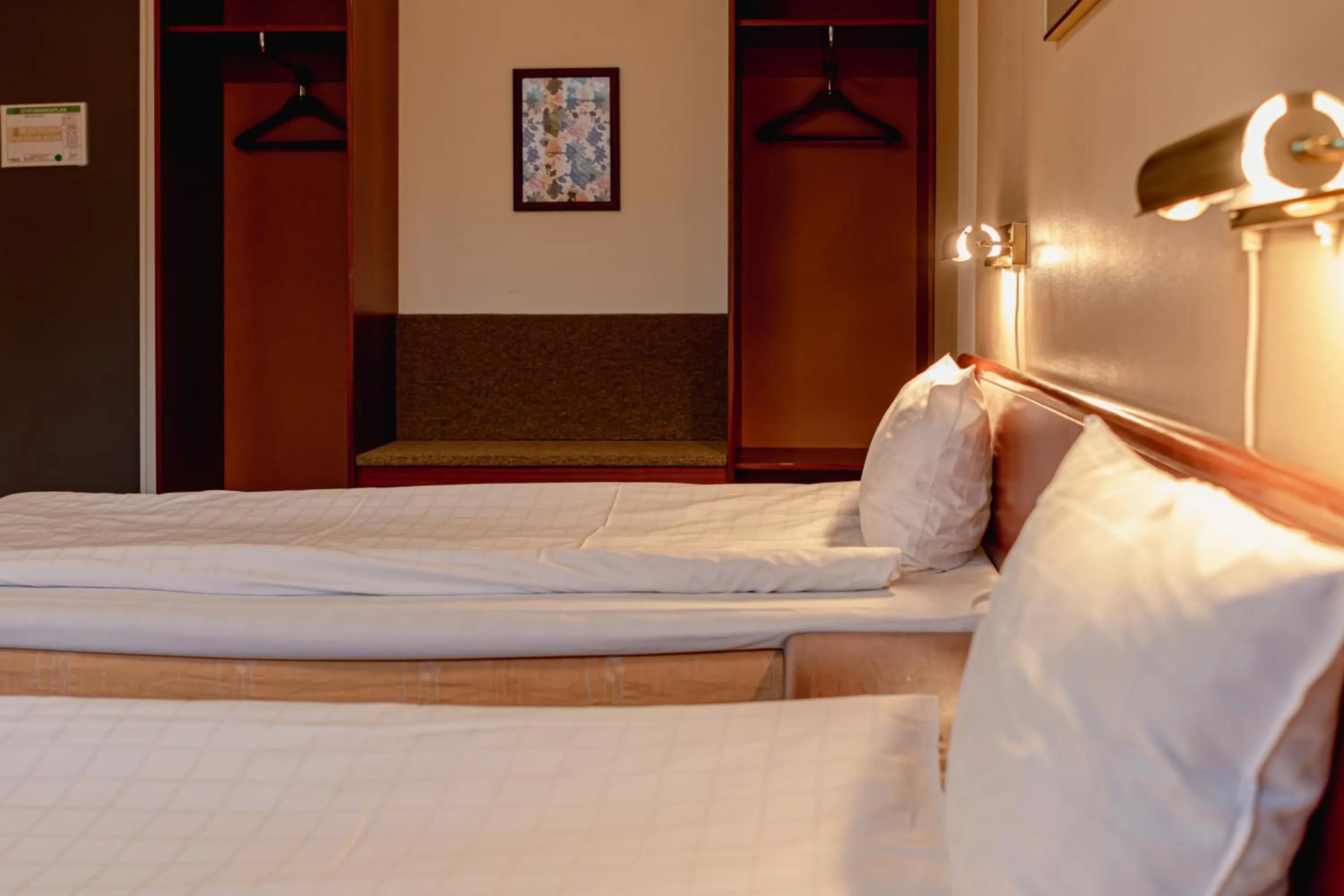 Bed in First Hotel Jörgen Kock