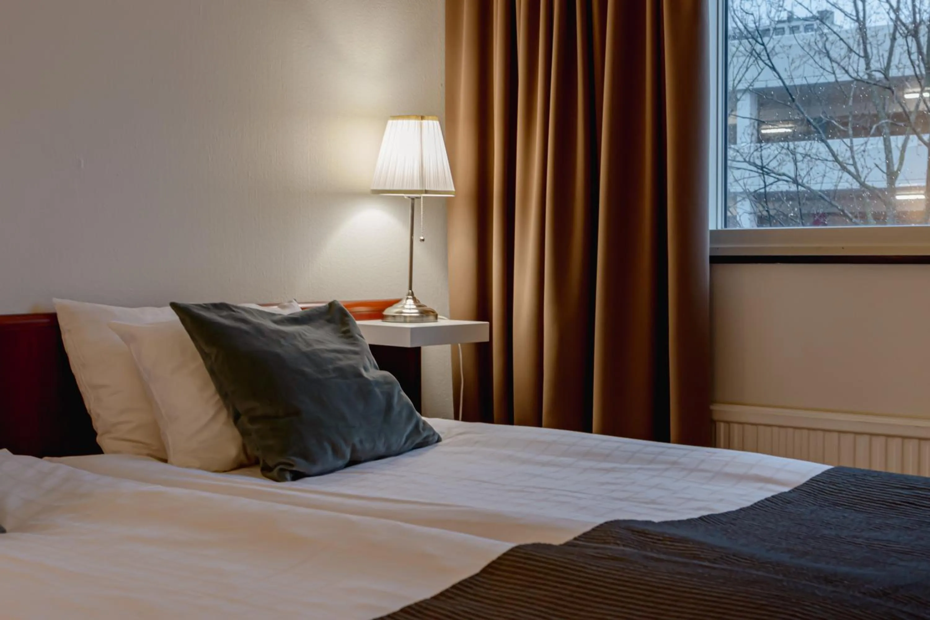 Bed in First Hotel Jörgen Kock