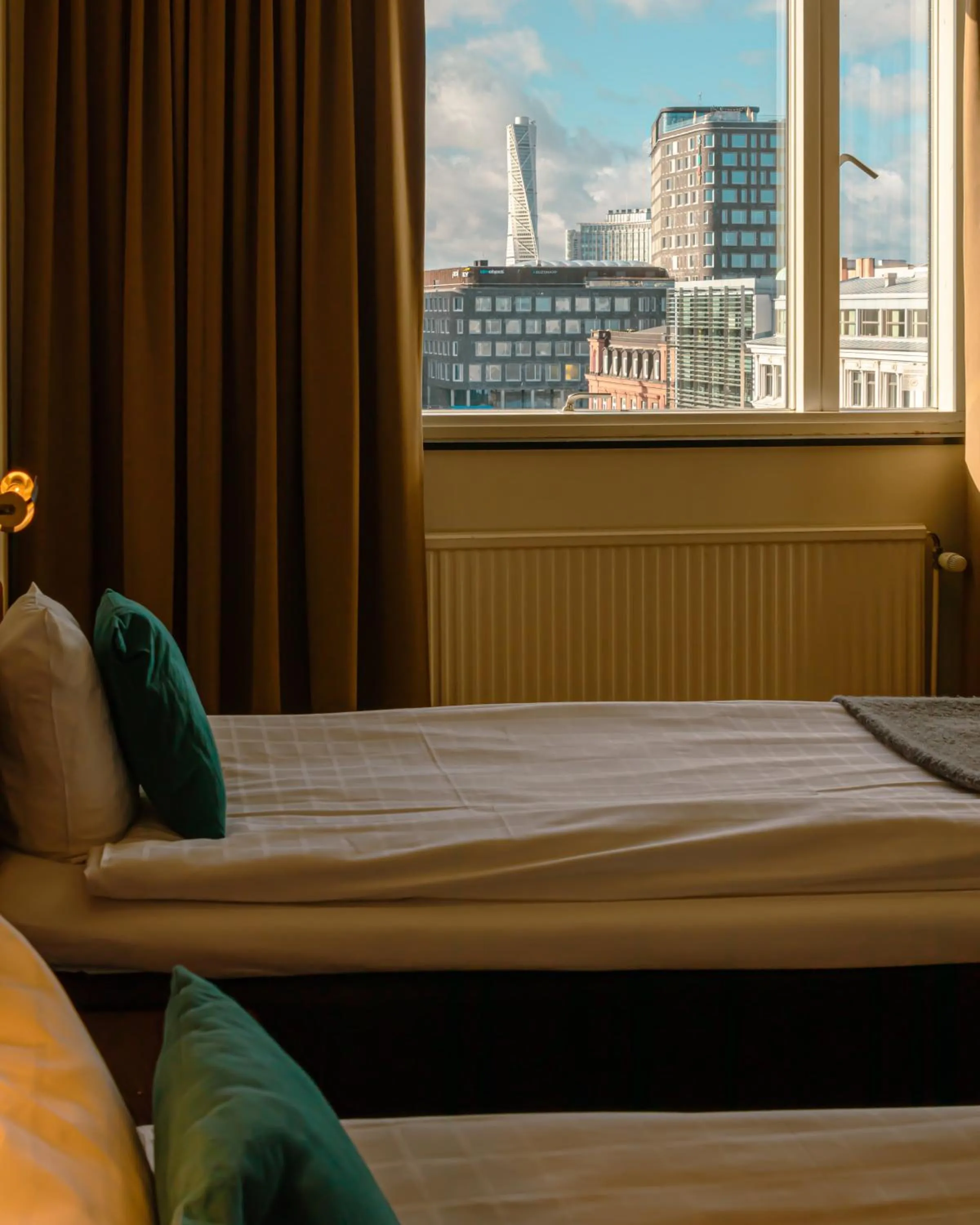 Bed in First Hotel Jörgen Kock