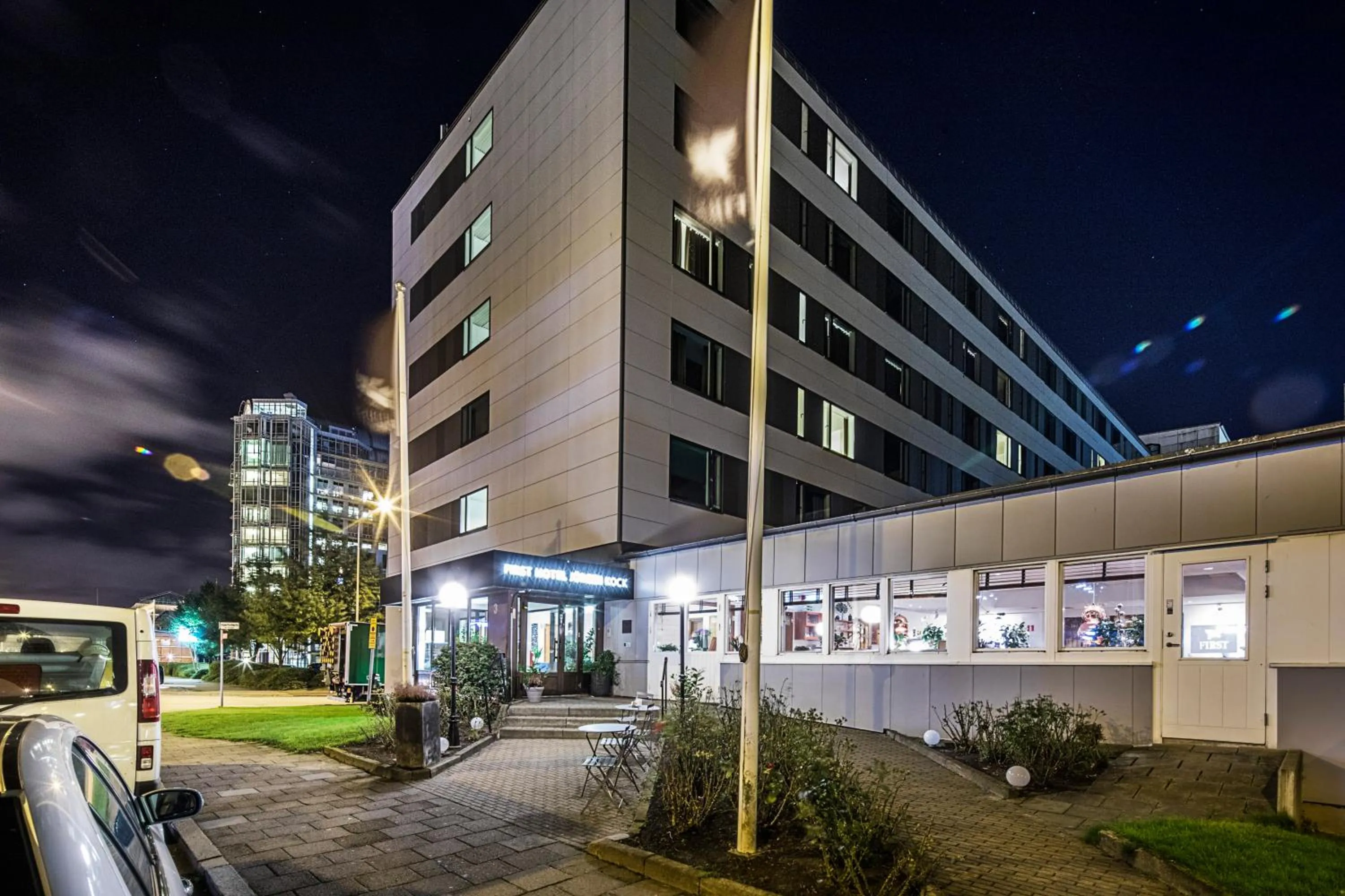 Patio in First Hotel Jörgen Kock