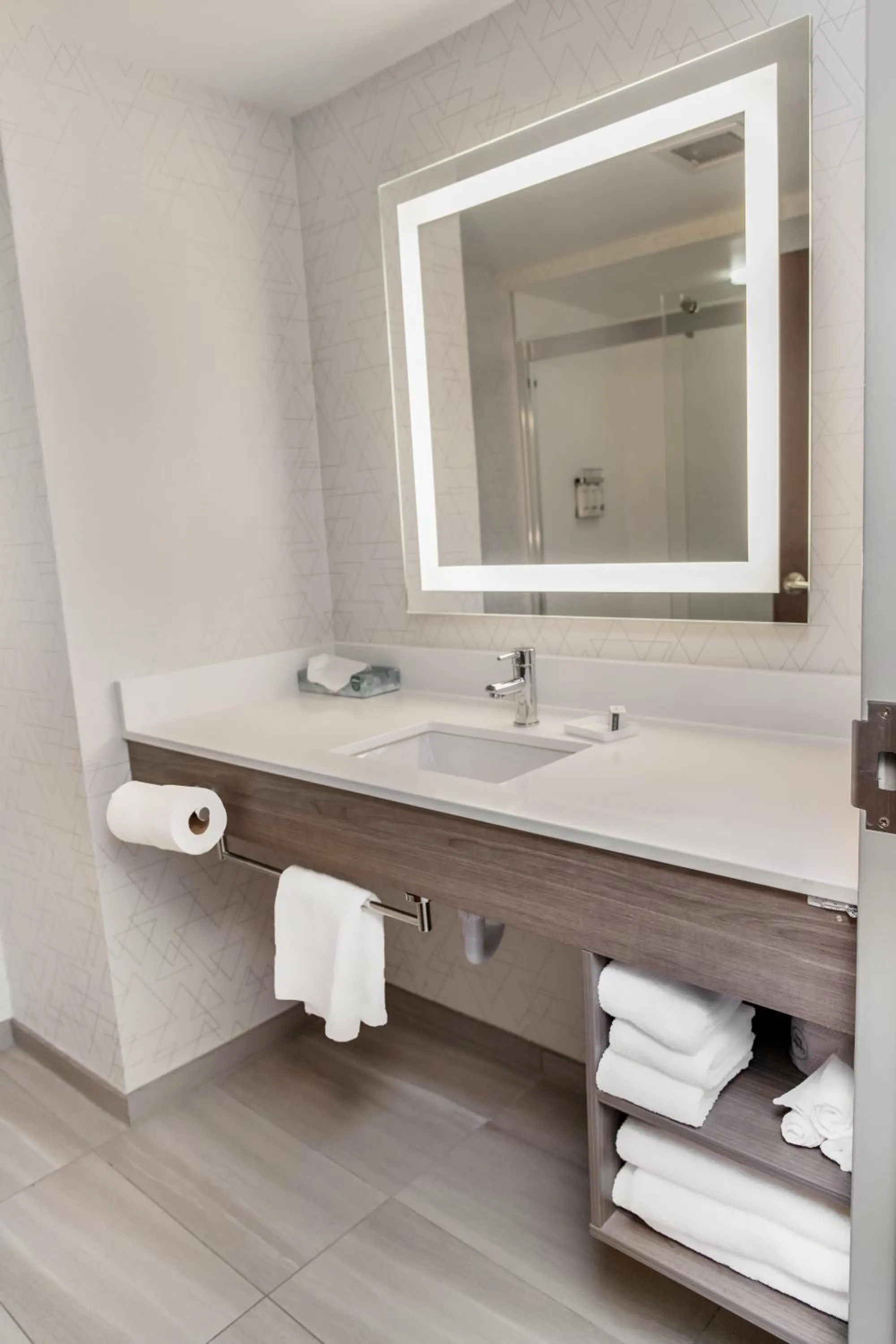 Bathroom in Holiday Inn Express Hotel & Suites Pittsburgh-South Side by IHG