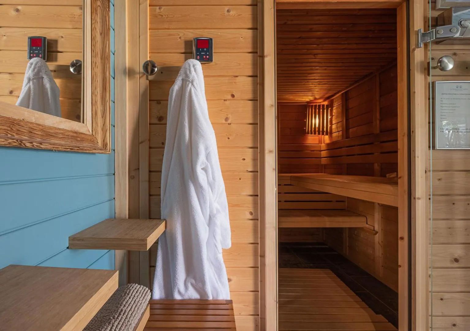 Sauna in La Marine de Loire Hôtel & Spa