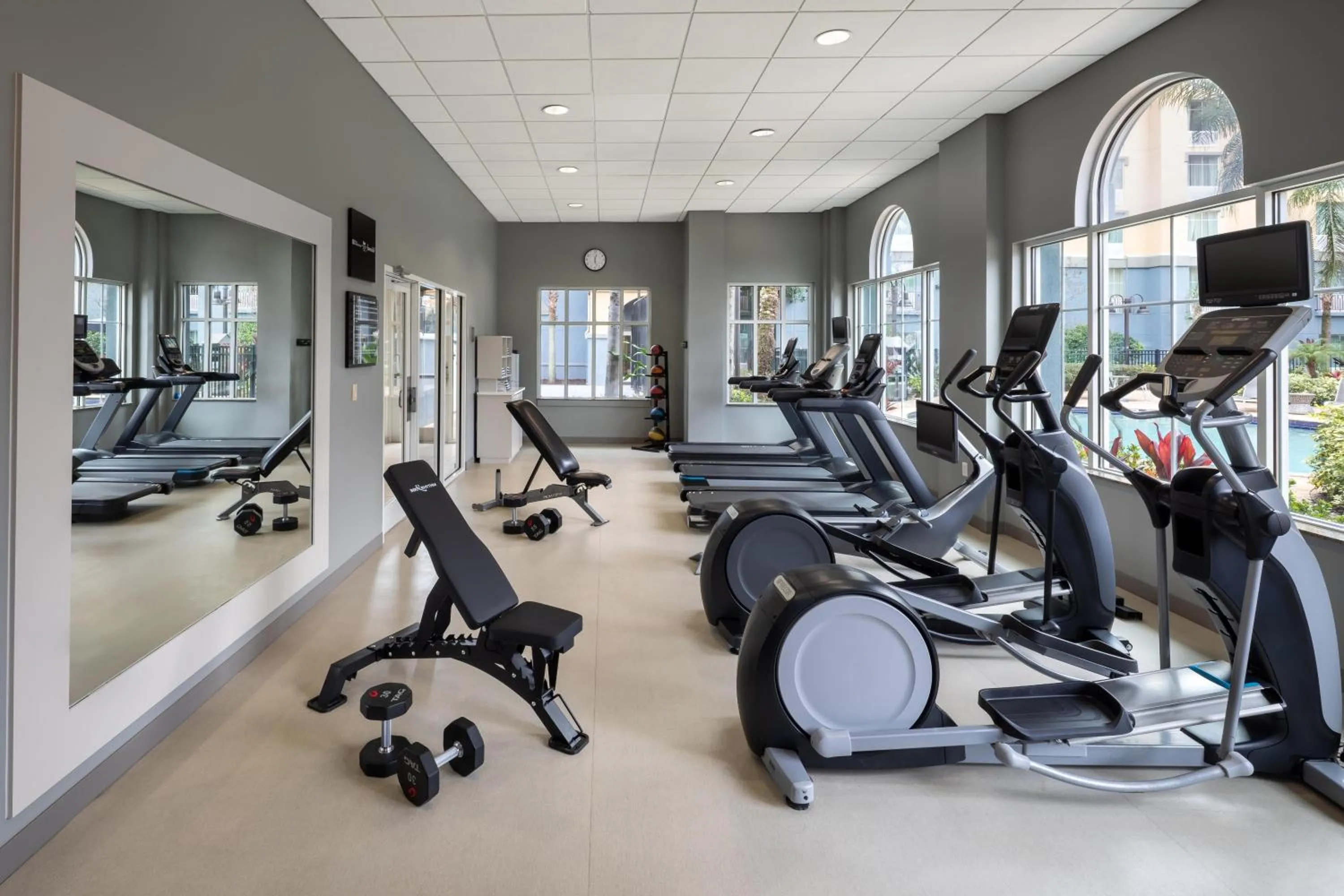 Fitness centre/facilities in Homewood Suites by Hilton Lake Buena Vista Orlando - Newly Renovated!