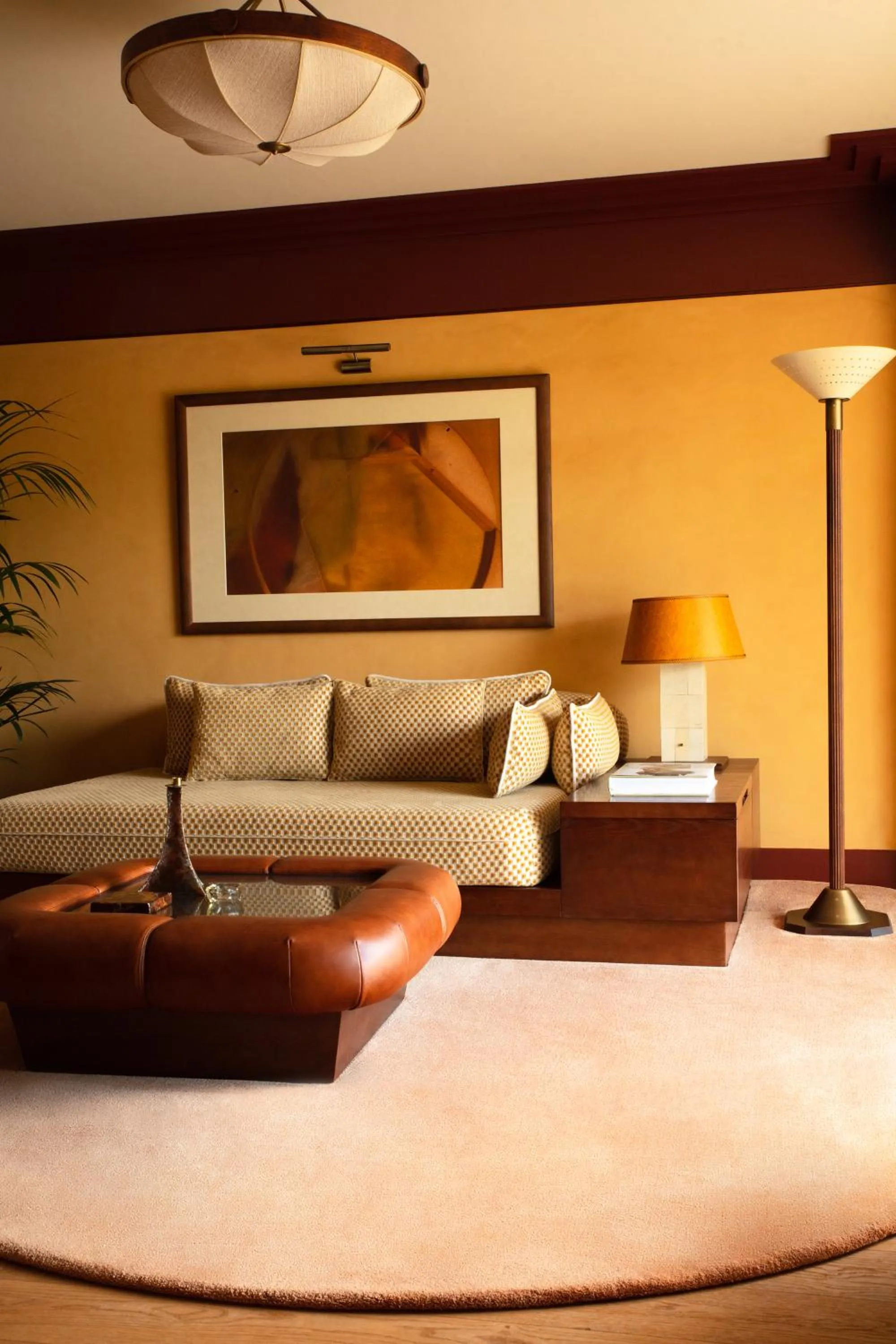 Living room, Bed in Le Mas Candille