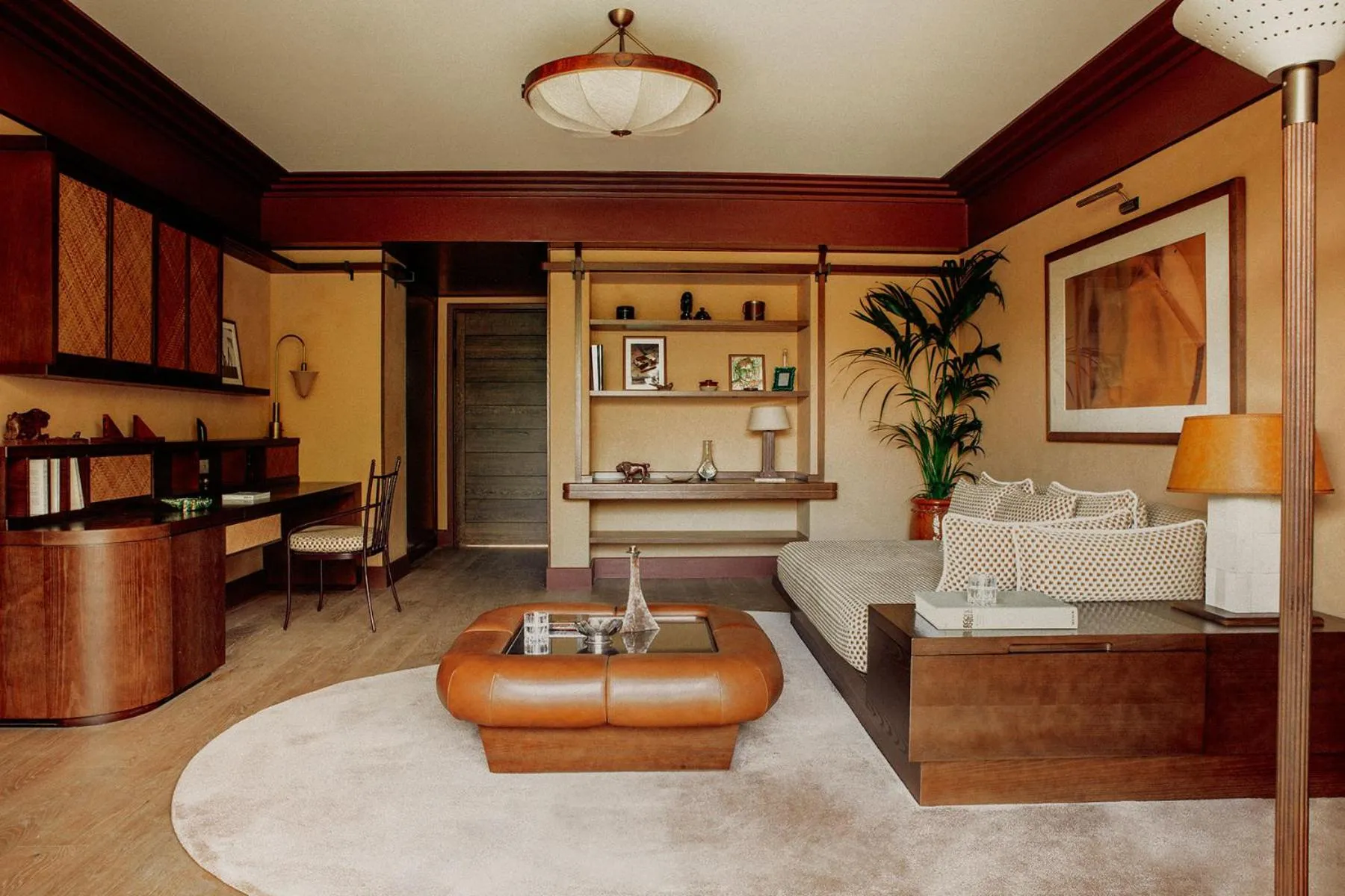 Living room in Le Mas Candille