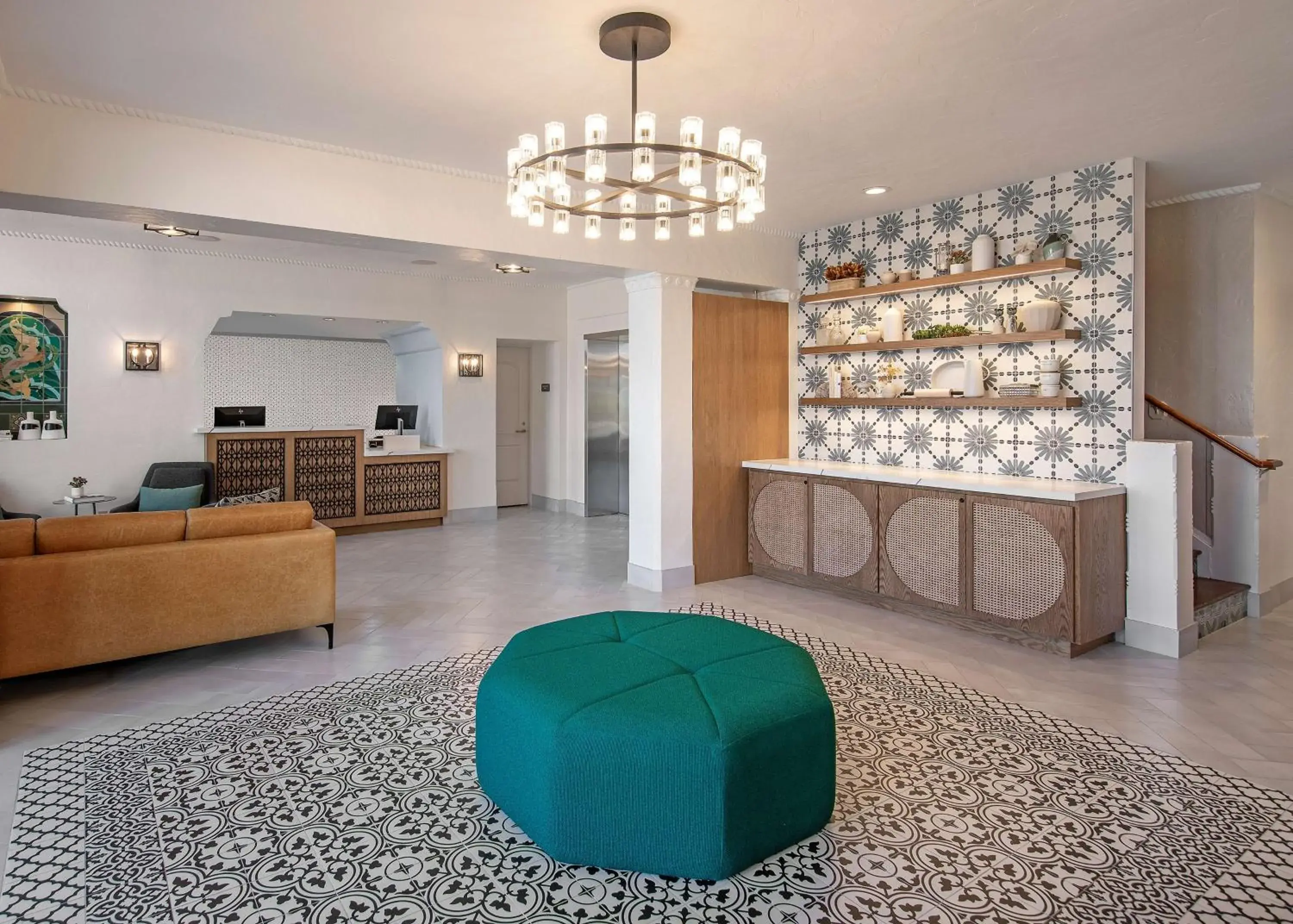 Lobby or reception in Hotel Virginia Santa Barbara, Tapestry Collection by Hilton Lobby or reception in Hotel Virginia Santa Barbara, Tapestry Collection by Hilton