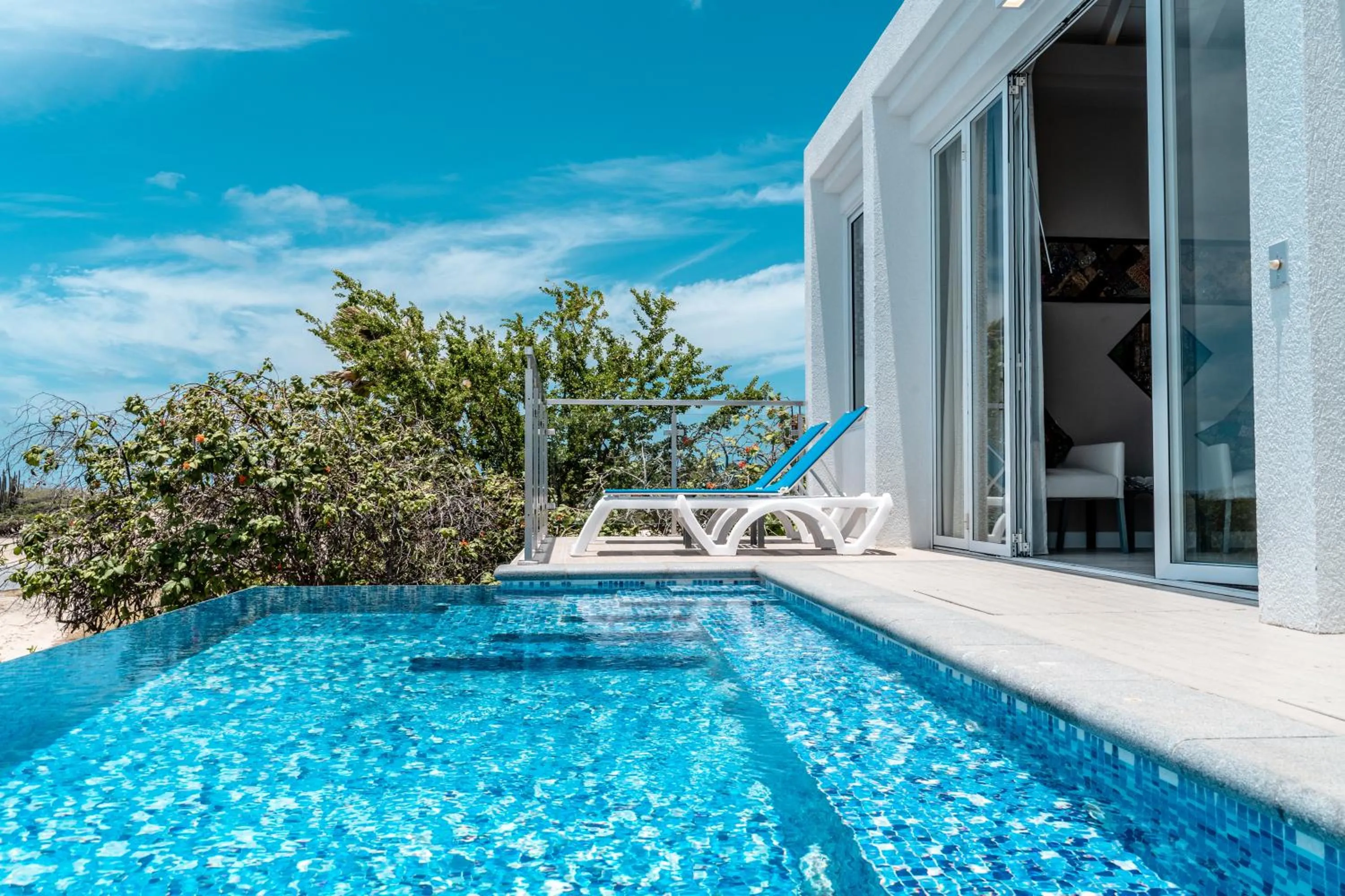 Pool view in Ocean Z Boutique Hotel