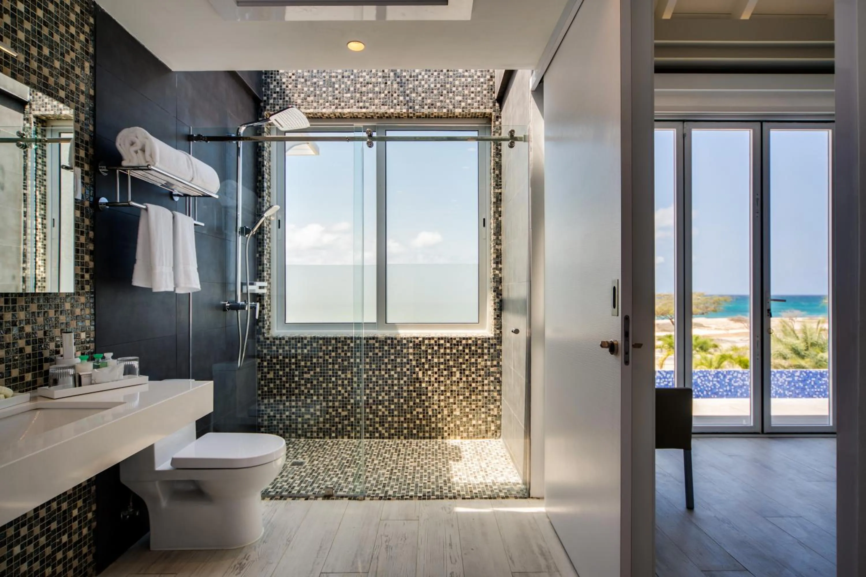 Shower in Ocean Z Boutique Hotel