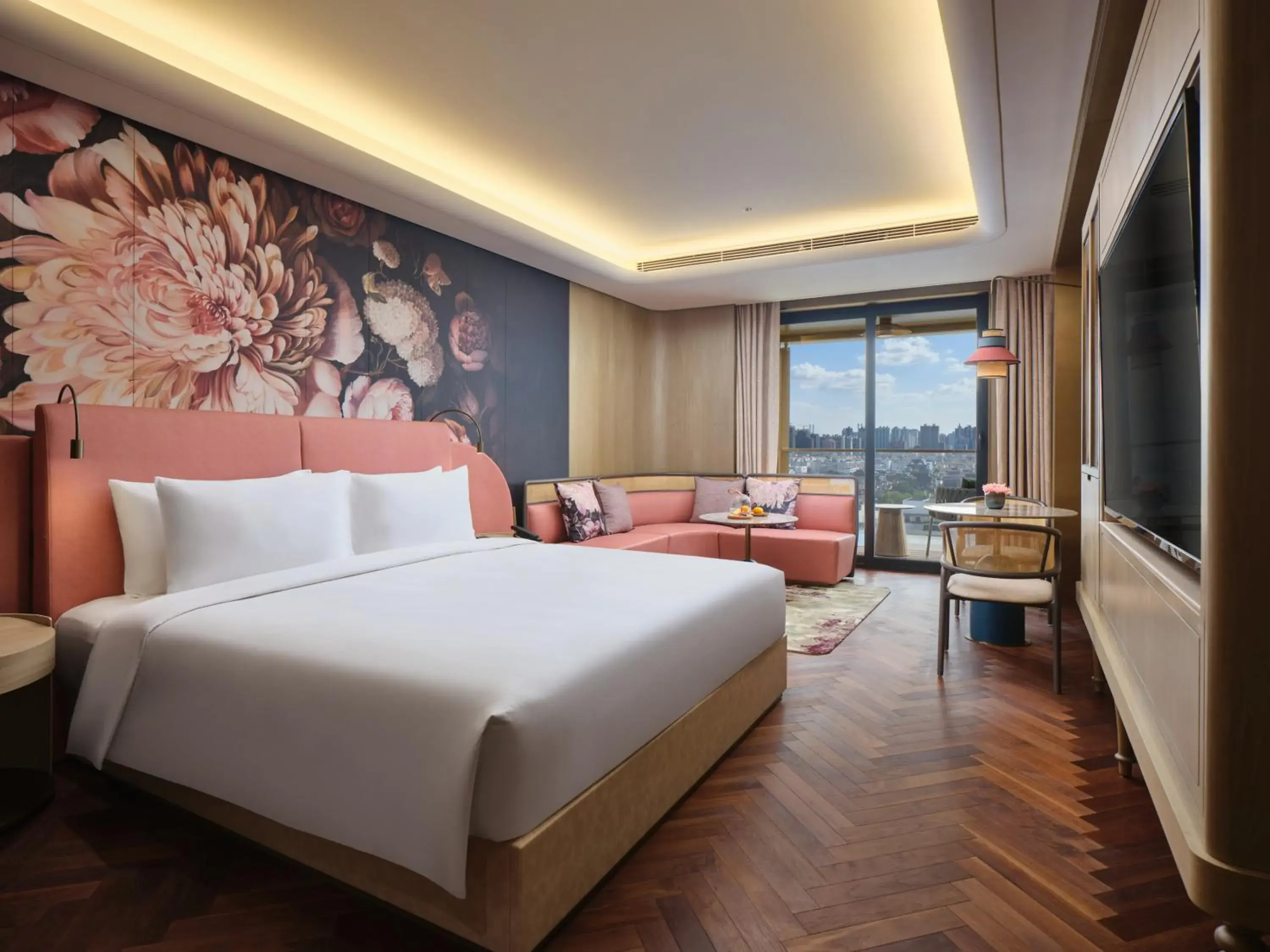 Photo of the whole room, Bed in Blossom House Shanghai On The Bund Photo of the whole room, Bed in Blossom House Shanghai On The Bund