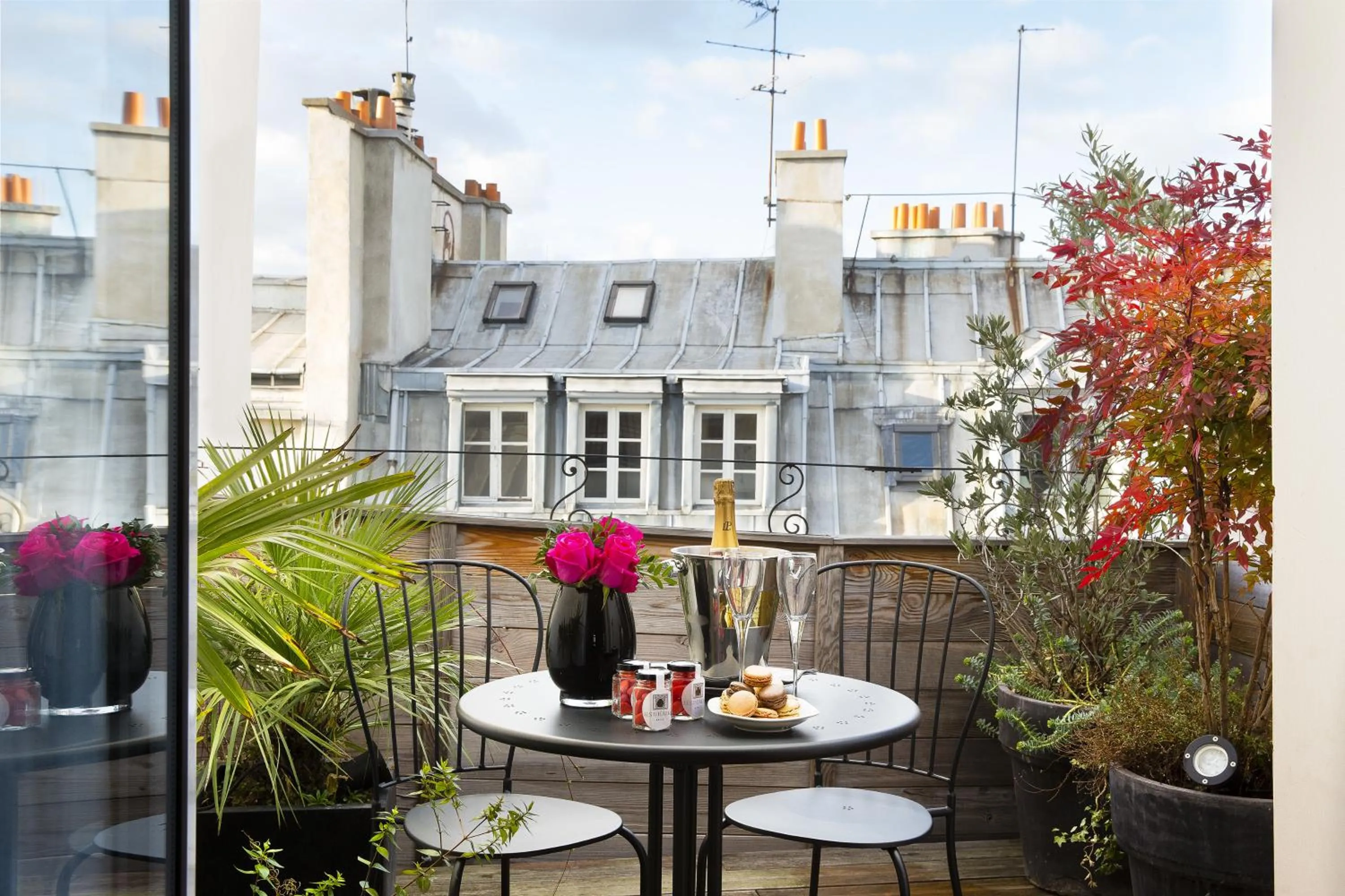 Balcony/Terrace in Hotel Les Théâtres