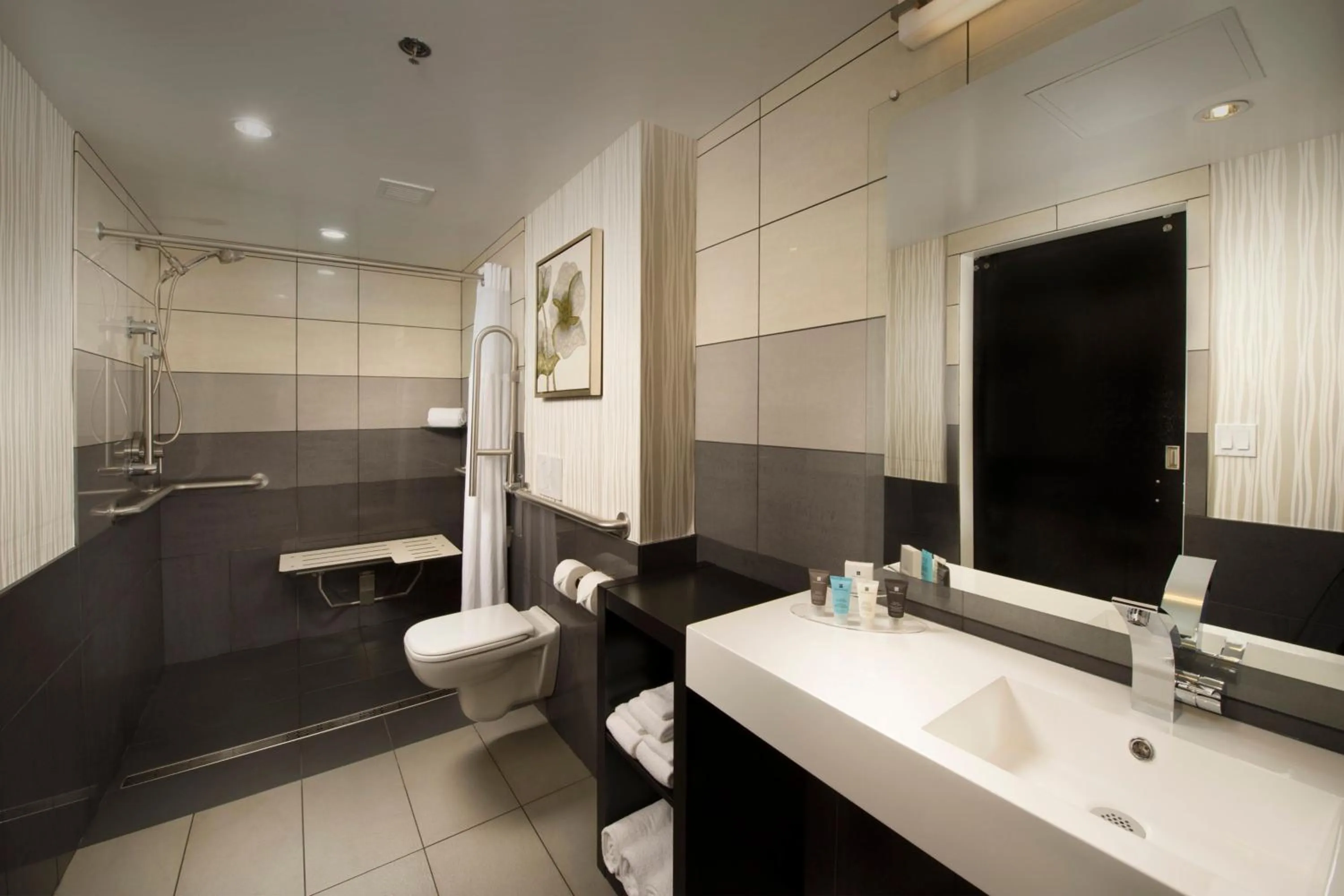 Bathroom in Skybridge Seattle Airport Hotel