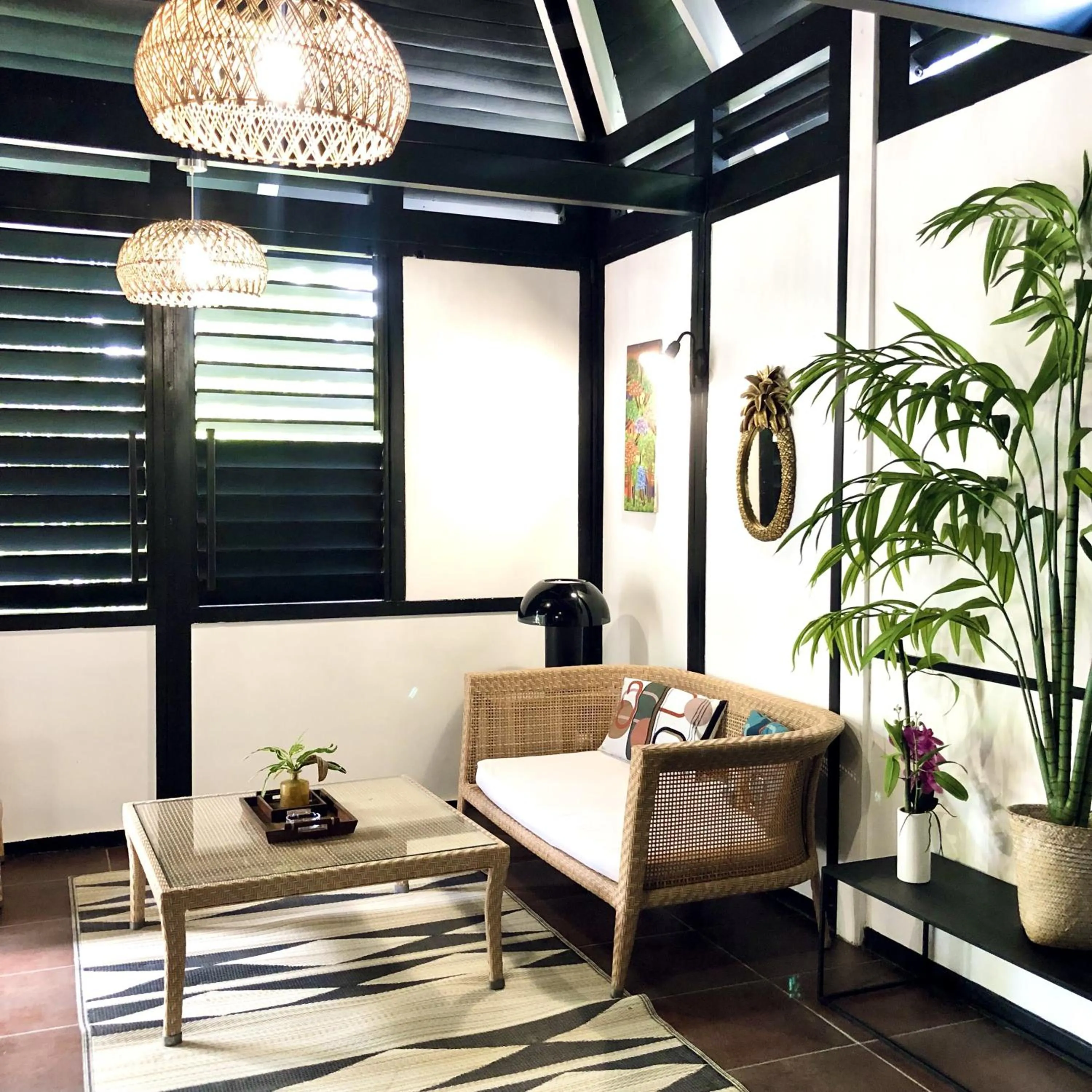 Living room in Domaine de la Palmeraie - Villas Lodge