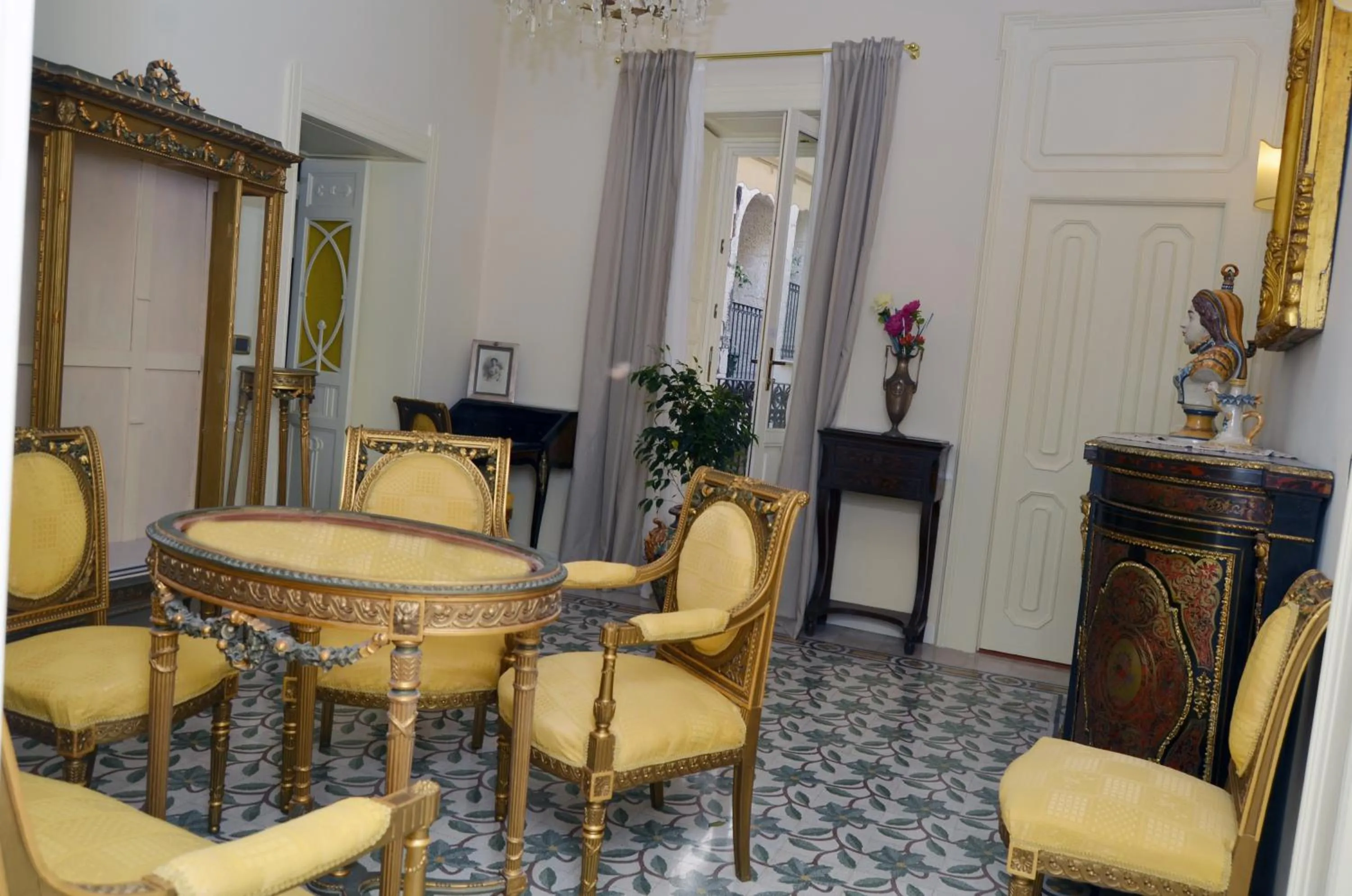 Seating area in B&B Casa D'alleri