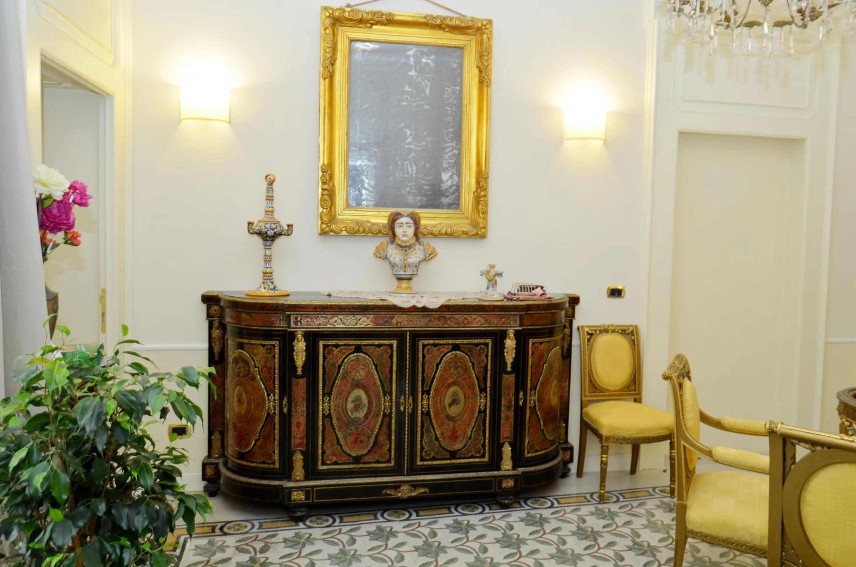 Decorative detail in B&B Casa D'alleri